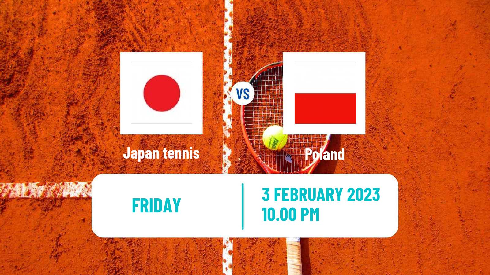 Tennis Davis Cup World Group I Teams Japan - Poland