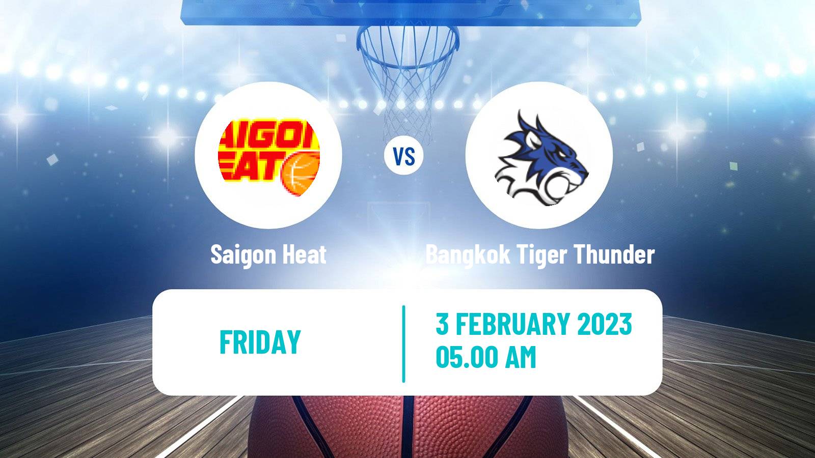 Basketball ASEAN Basketball League Saigon Heat - Bangkok Tiger Thunder