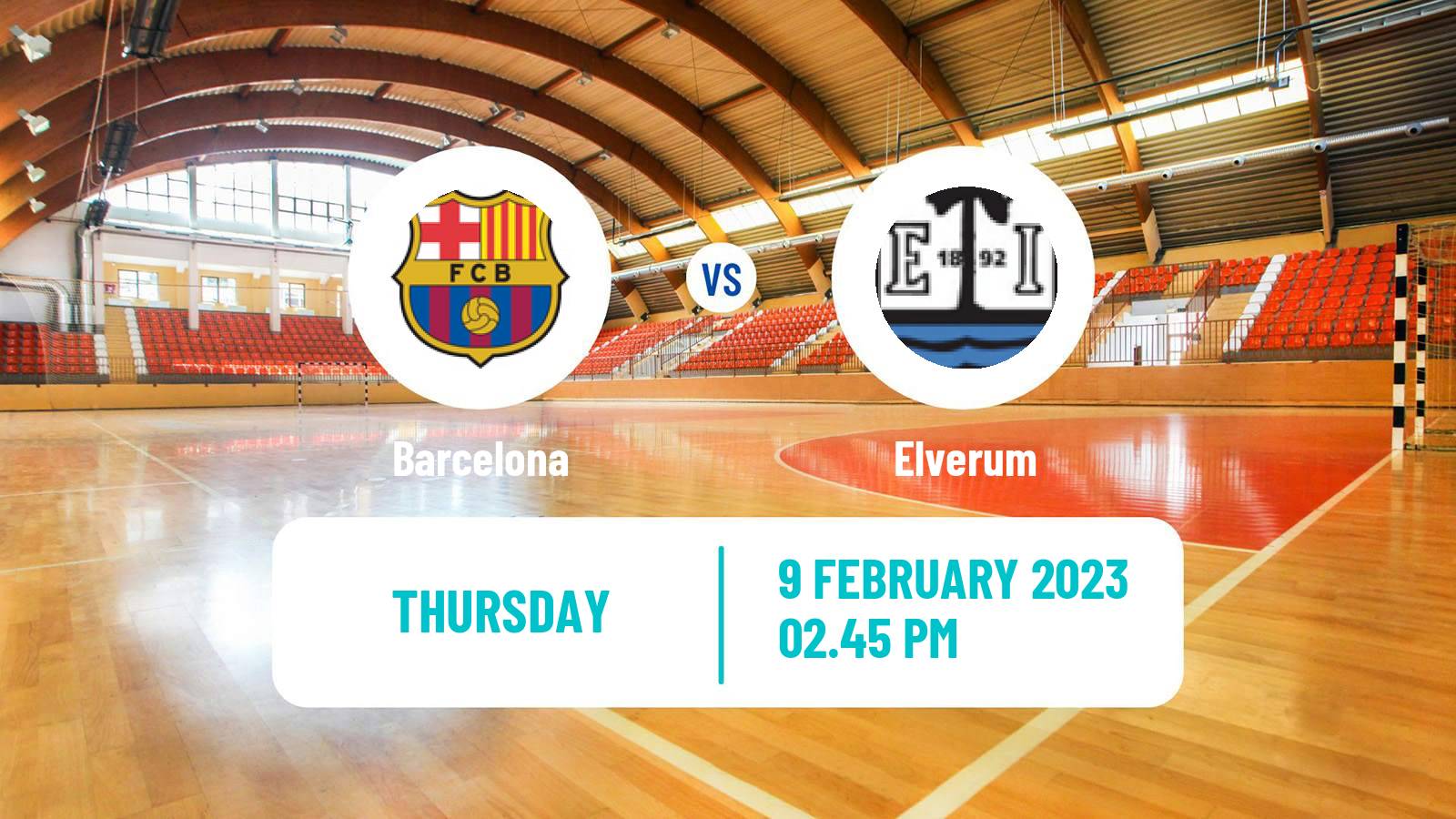 Handball EHF Champions League Barcelona - Elverum