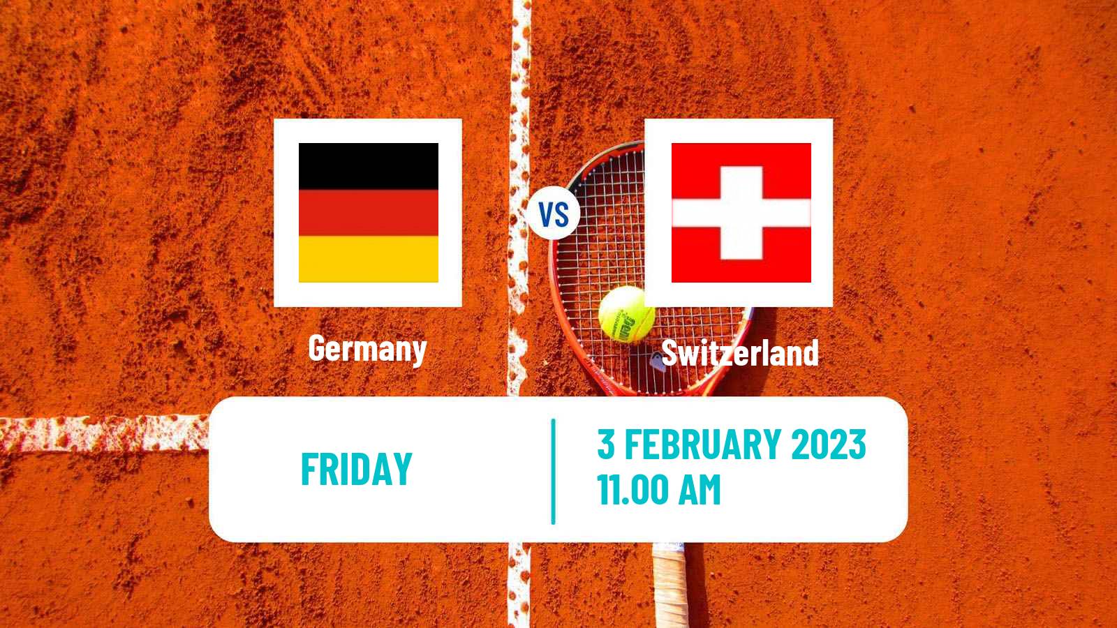 Tennis Davis Cup - World Group Teams Germany - Switzerland