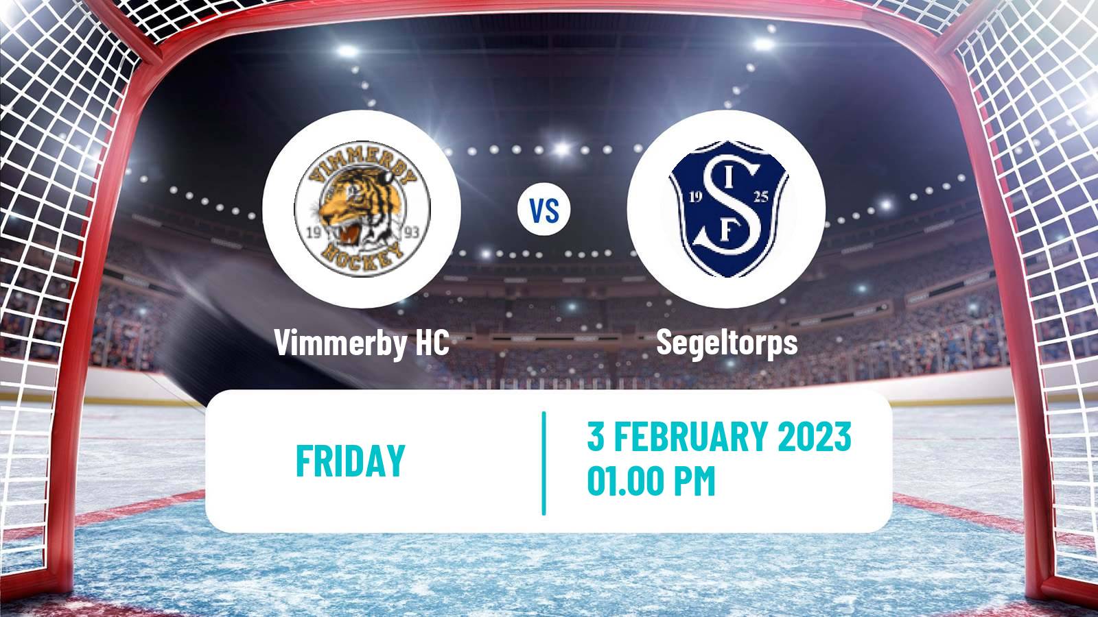 Hockey Swedish HockeyEttan Sodra Var Vimmerby - Segeltorps