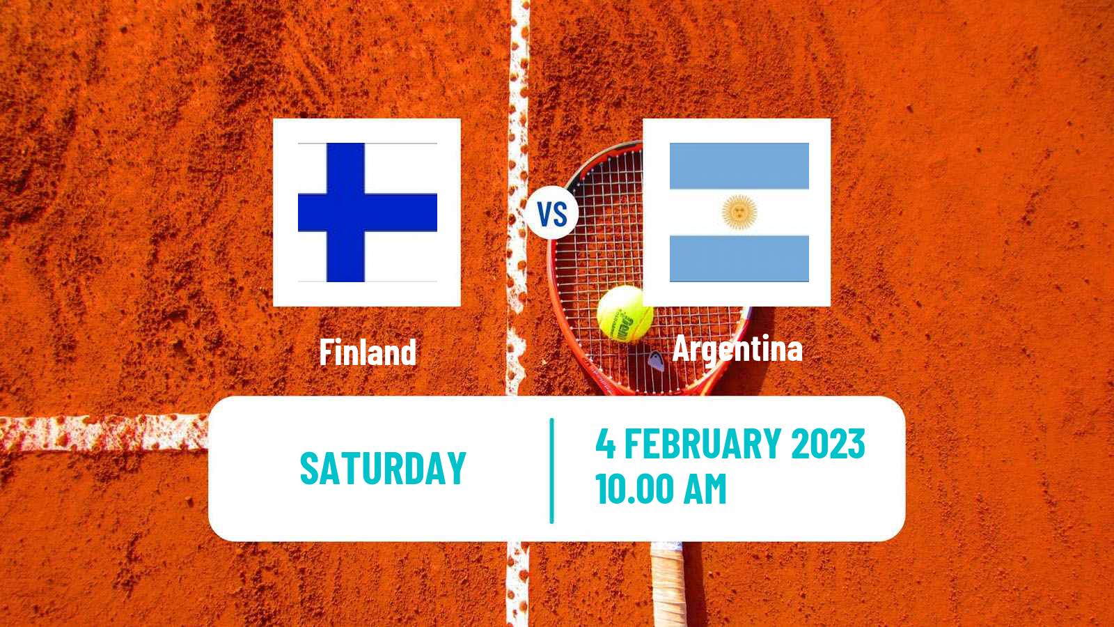 Tennis Davis Cup - World Group Teams Finland - Argentina