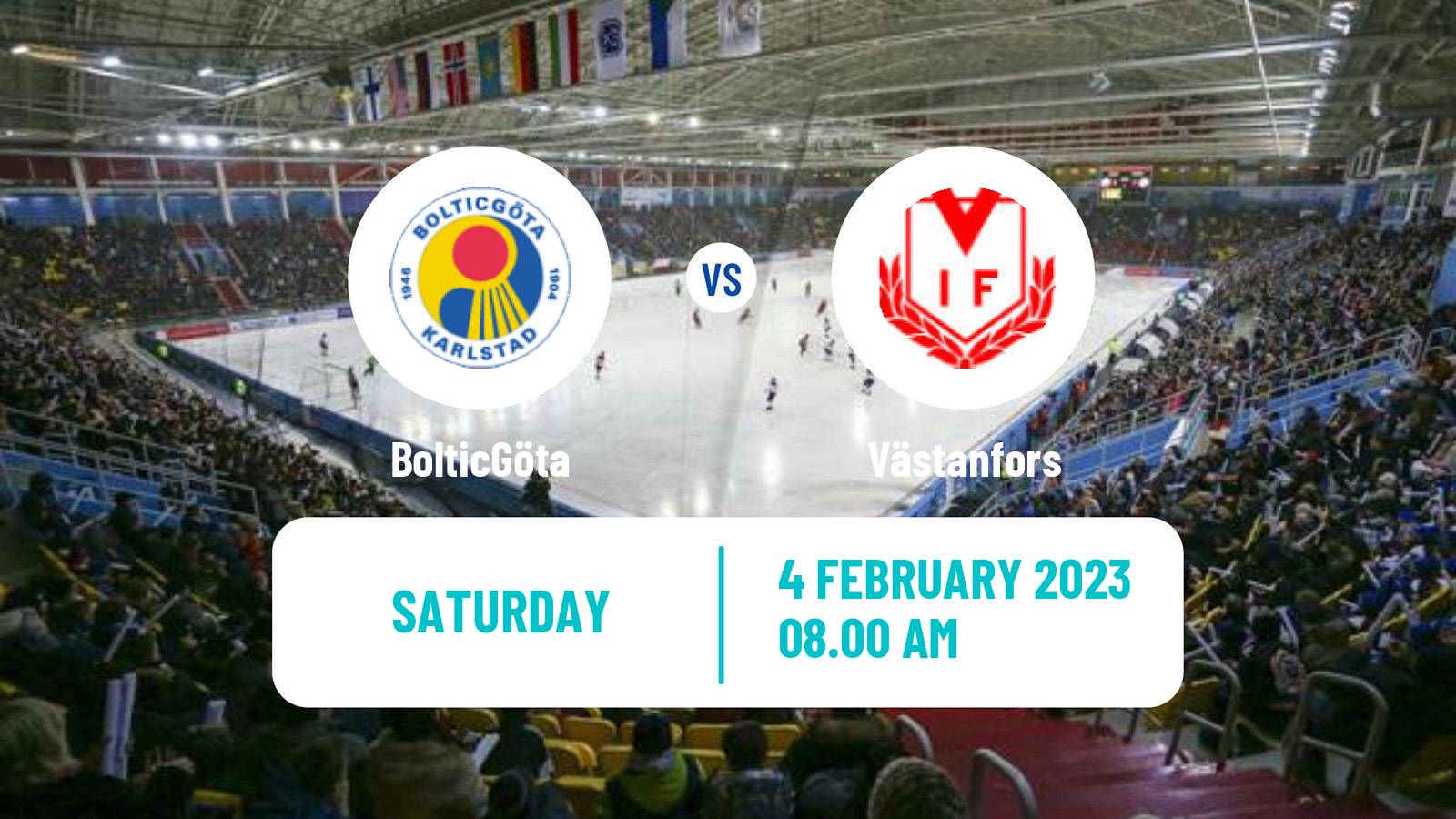 Bandy Swedish Allsvenskan Bandy BolticGöta - Västanfors