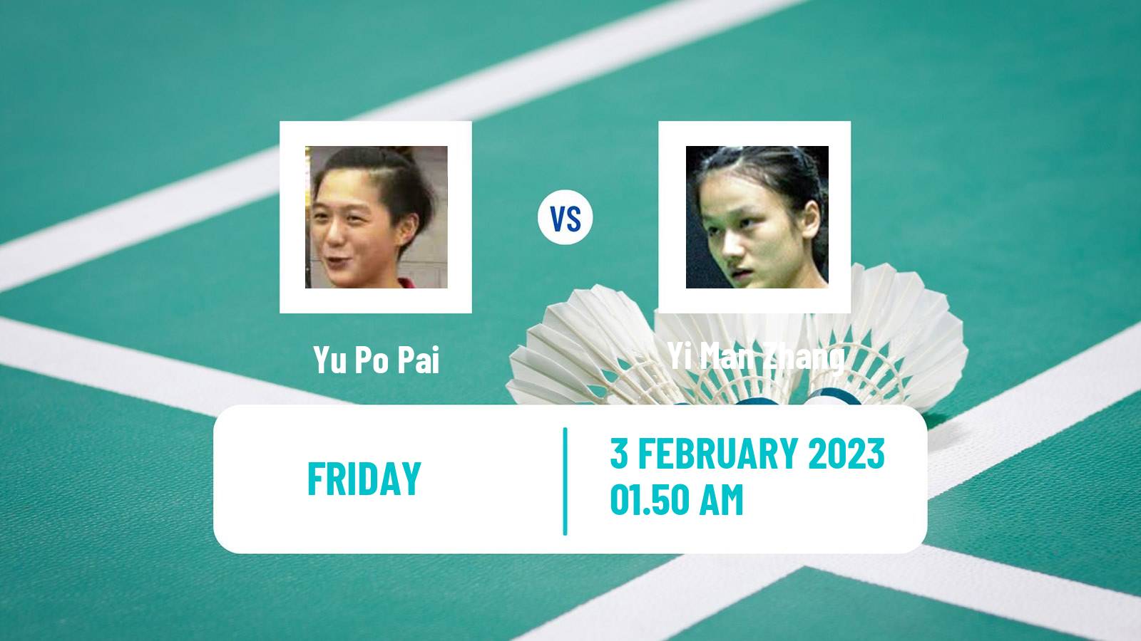 Badminton Badminton Yu Po Pai - Yi Man Zhang