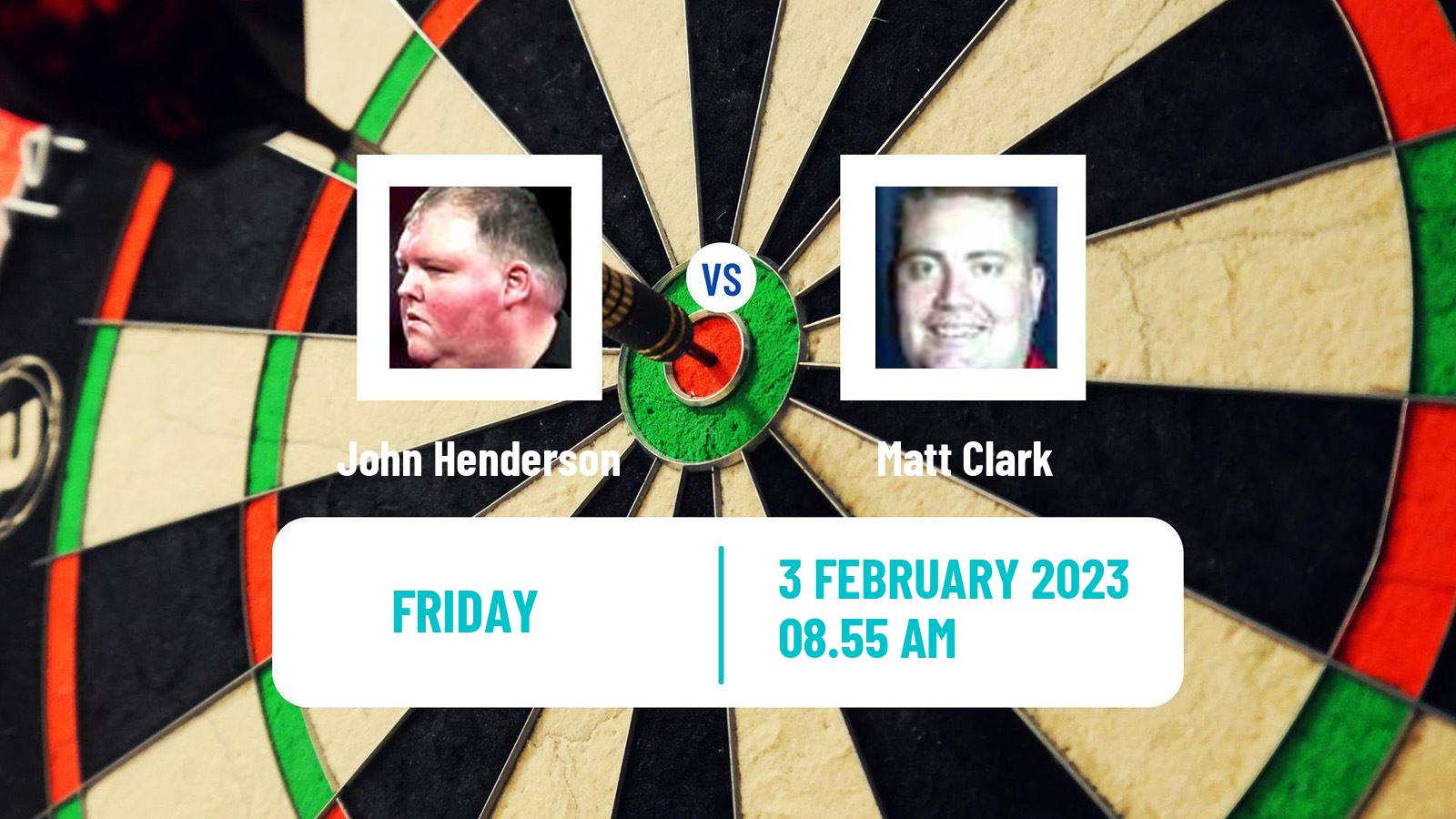 Darts Darts John Henderson - Matt Clark