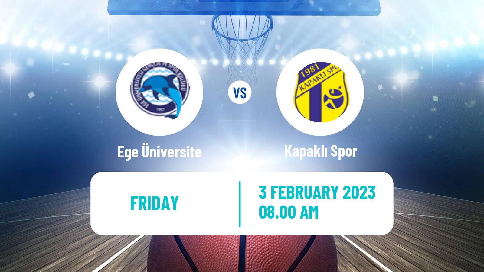 Basketball Turkish TB2L Ege Üniversite - Kapaklı Spor