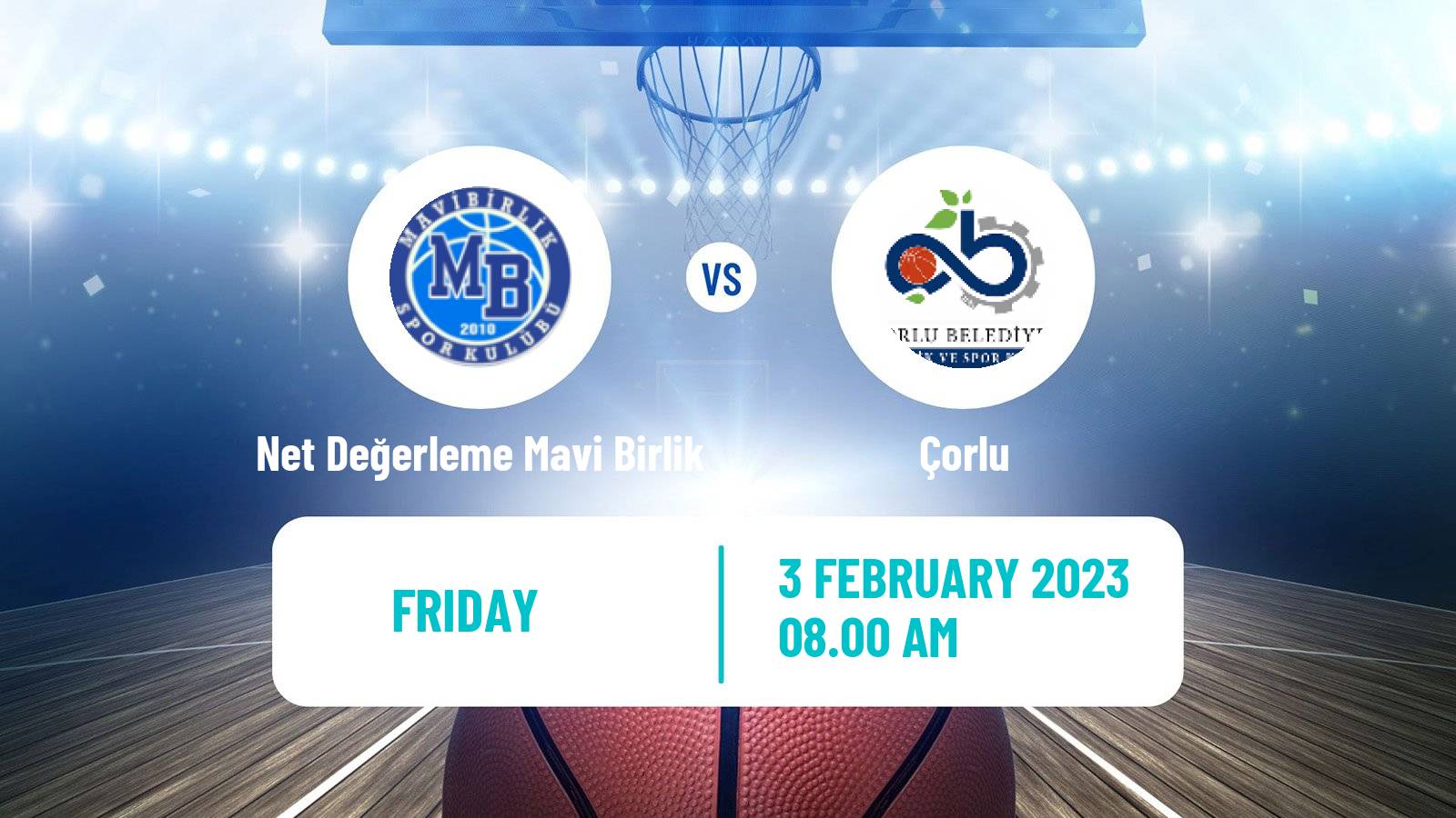Basketball Turkish TB2L Net Değerleme Mavi Birlik - Çorlu