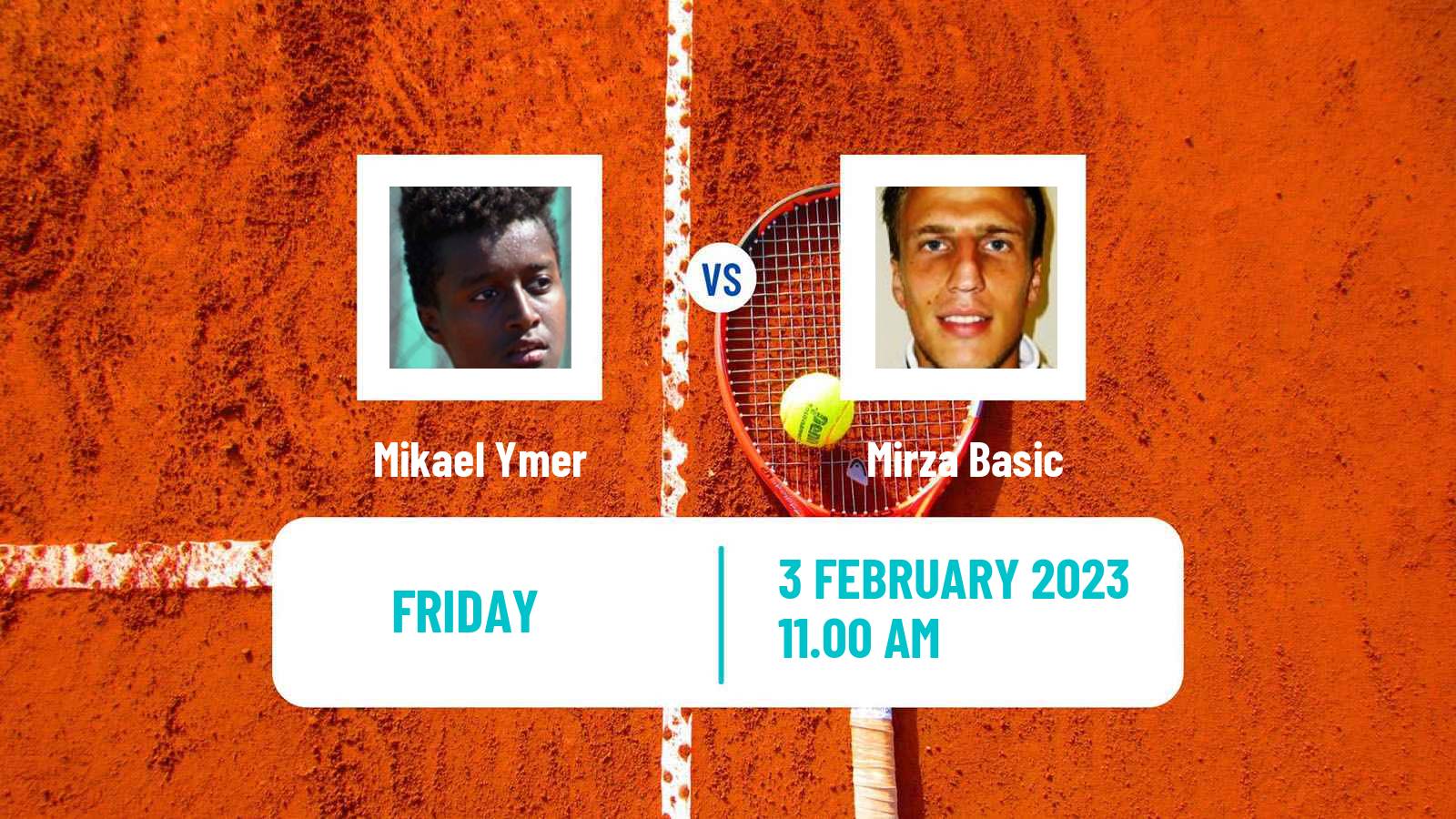 Tennis Davis Cup World Group Mikael Ymer - Mirza Basic