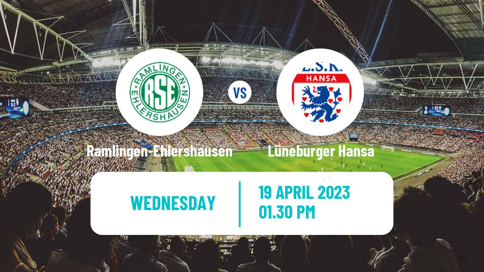 Soccer German Oberliga Niedersachsen Ramlingen-Ehlershausen - Lüneburger Hansa