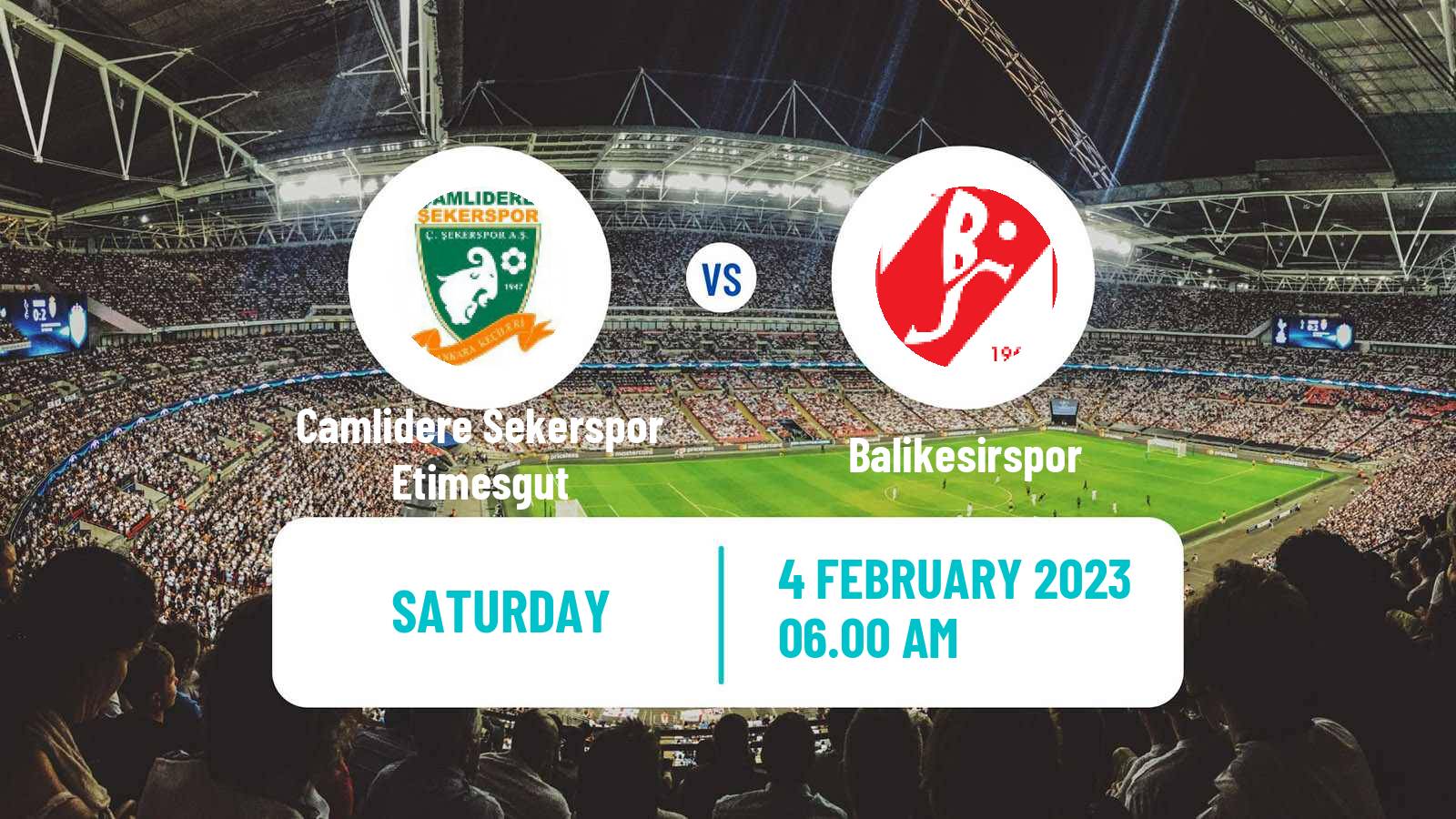 Soccer Turkish Second League Red Group Camlidere Sekerspor Etimesgut - Balikesirspor