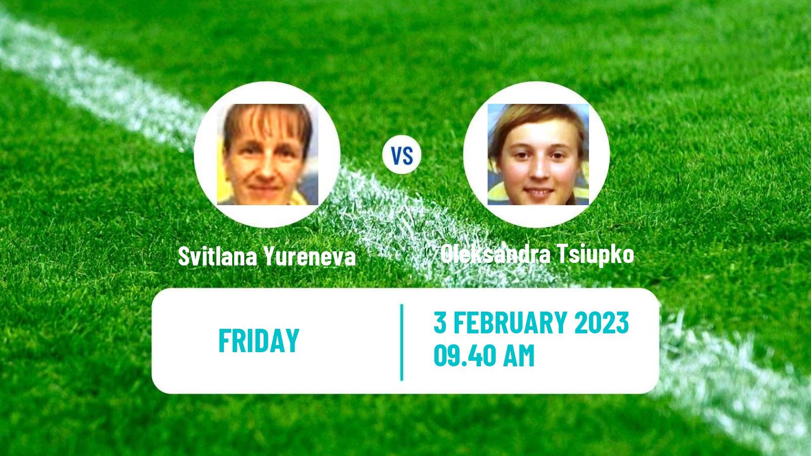 Table tennis Table Tennis Svitlana Yureneva - Oleksandra Tsiupko