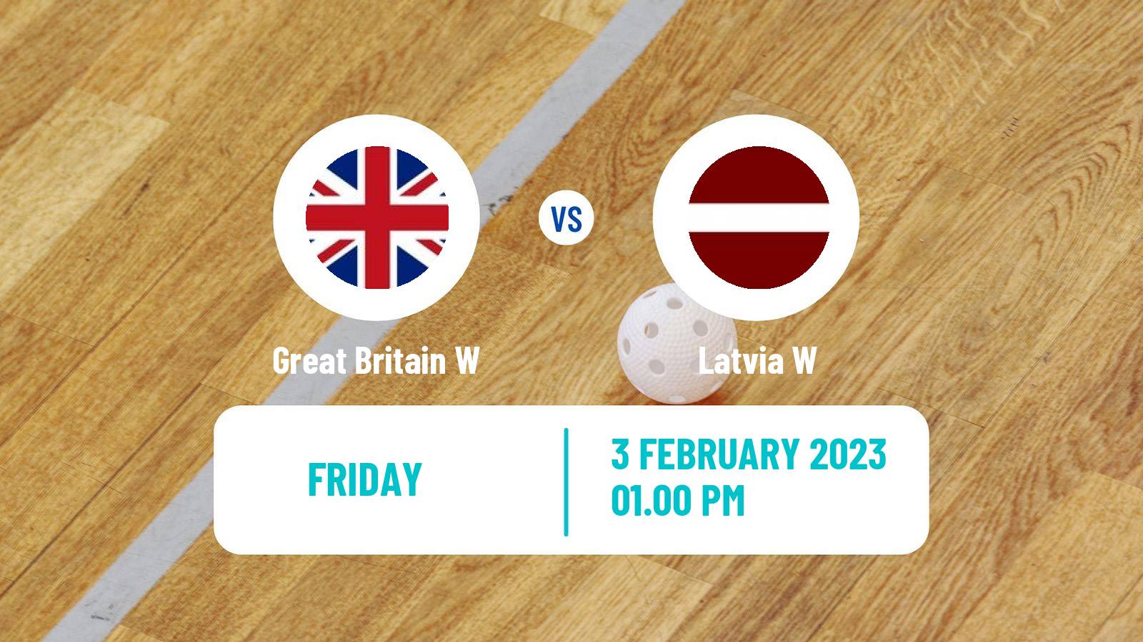 Floorball World Championship Floorball Women Great Britain W - Latvia W