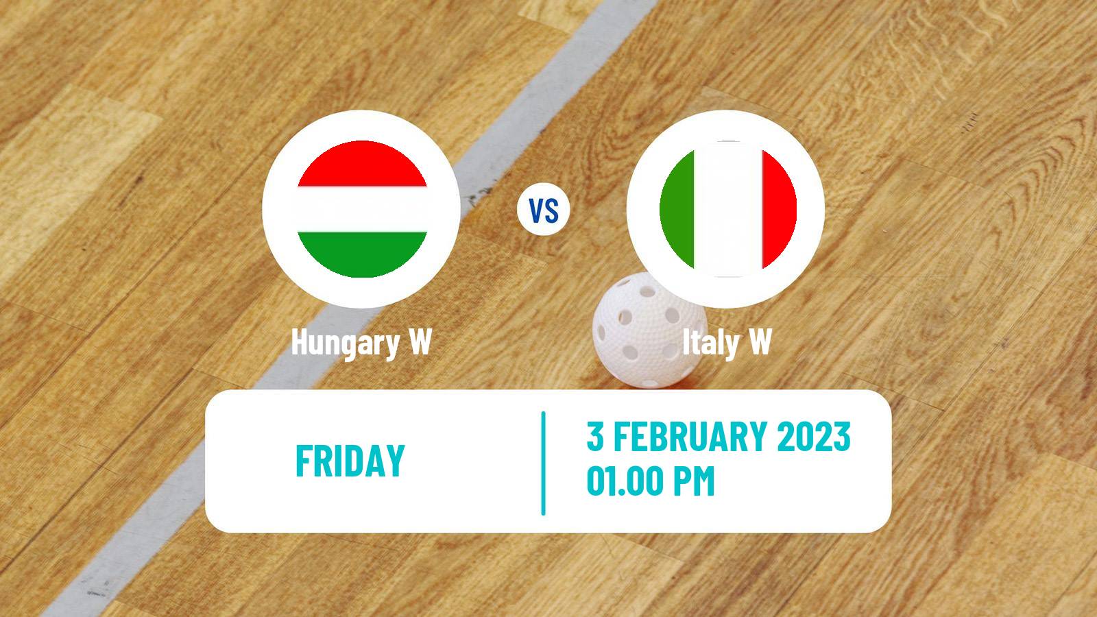 Floorball World Championship Floorball Women Hungary W - Italy W