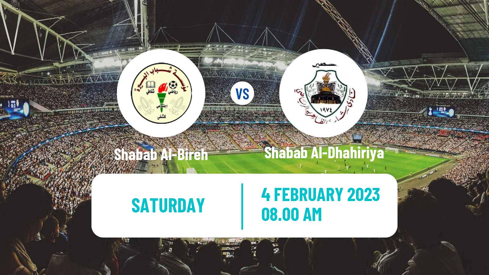 Soccer Palestinian Premier League Shabab Al-Bireh - Shabab Al-Dhahiriya