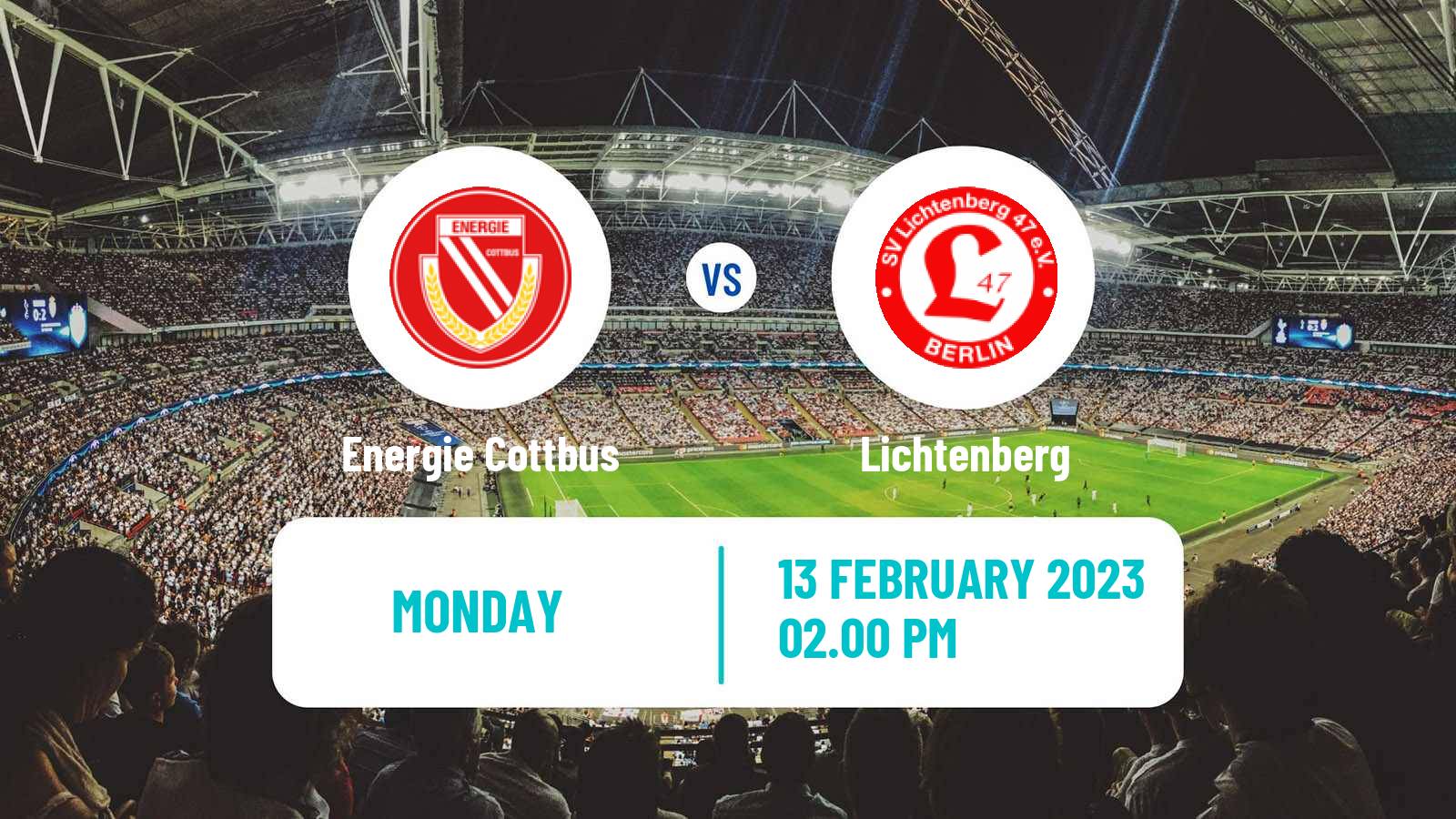 Soccer German Regionalliga Nordost Energie Cottbus - Lichtenberg