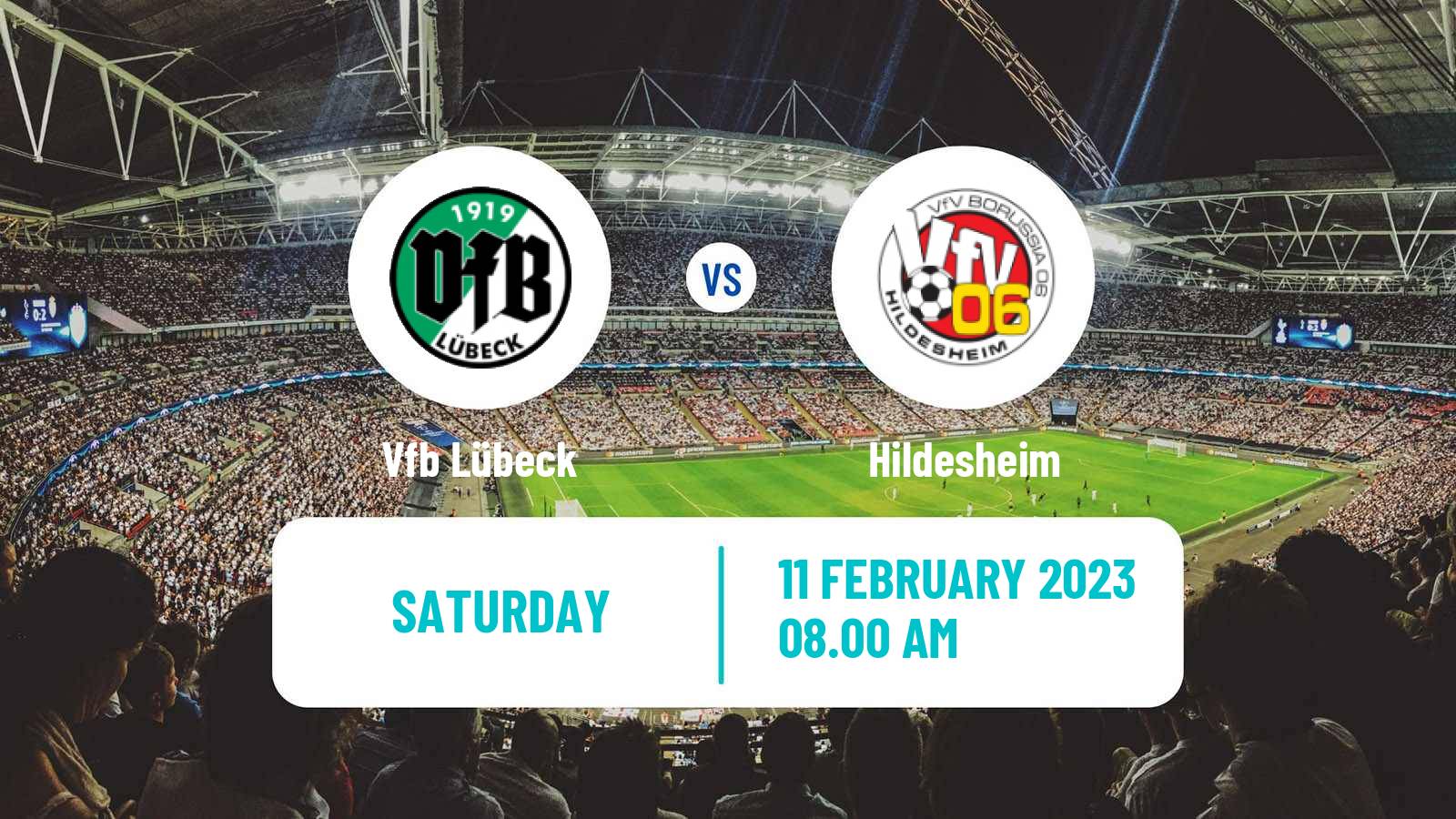 Soccer German Regionalliga North Lübeck - Hildesheim