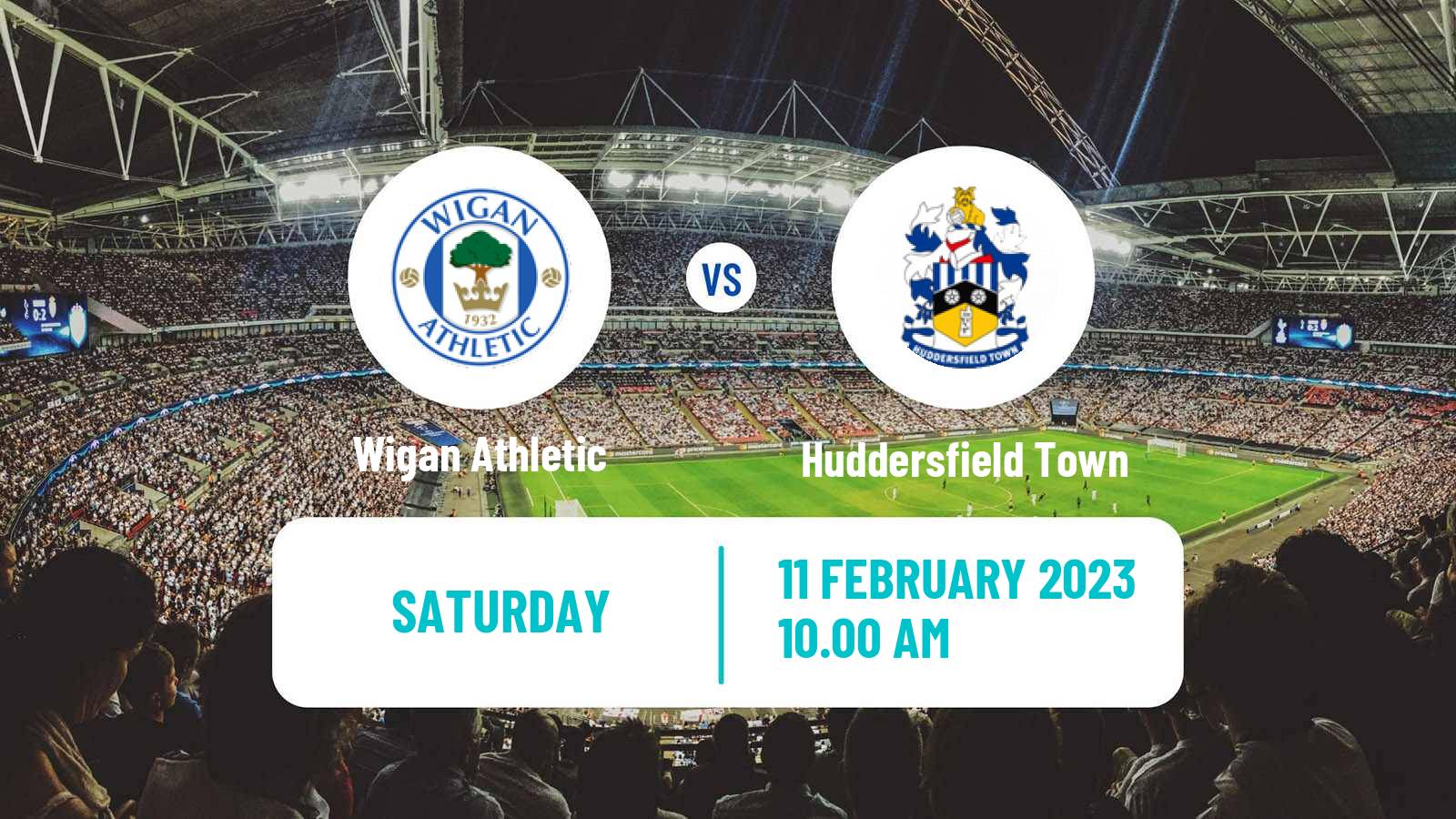 Soccer English League Championship Wigan Athletic - Huddersfield Town