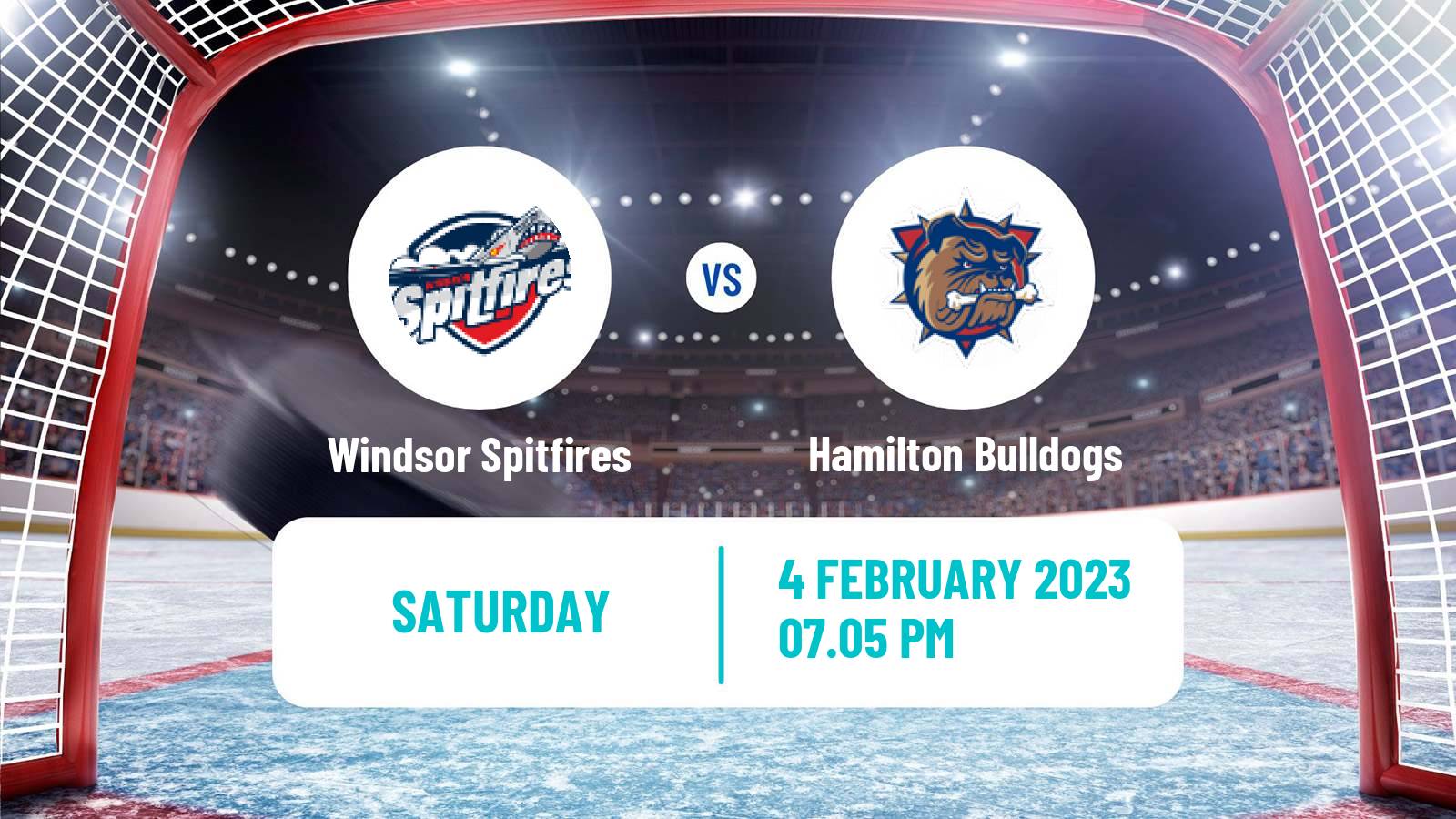 Hockey OHL Windsor Spitfires - Hamilton Bulldogs