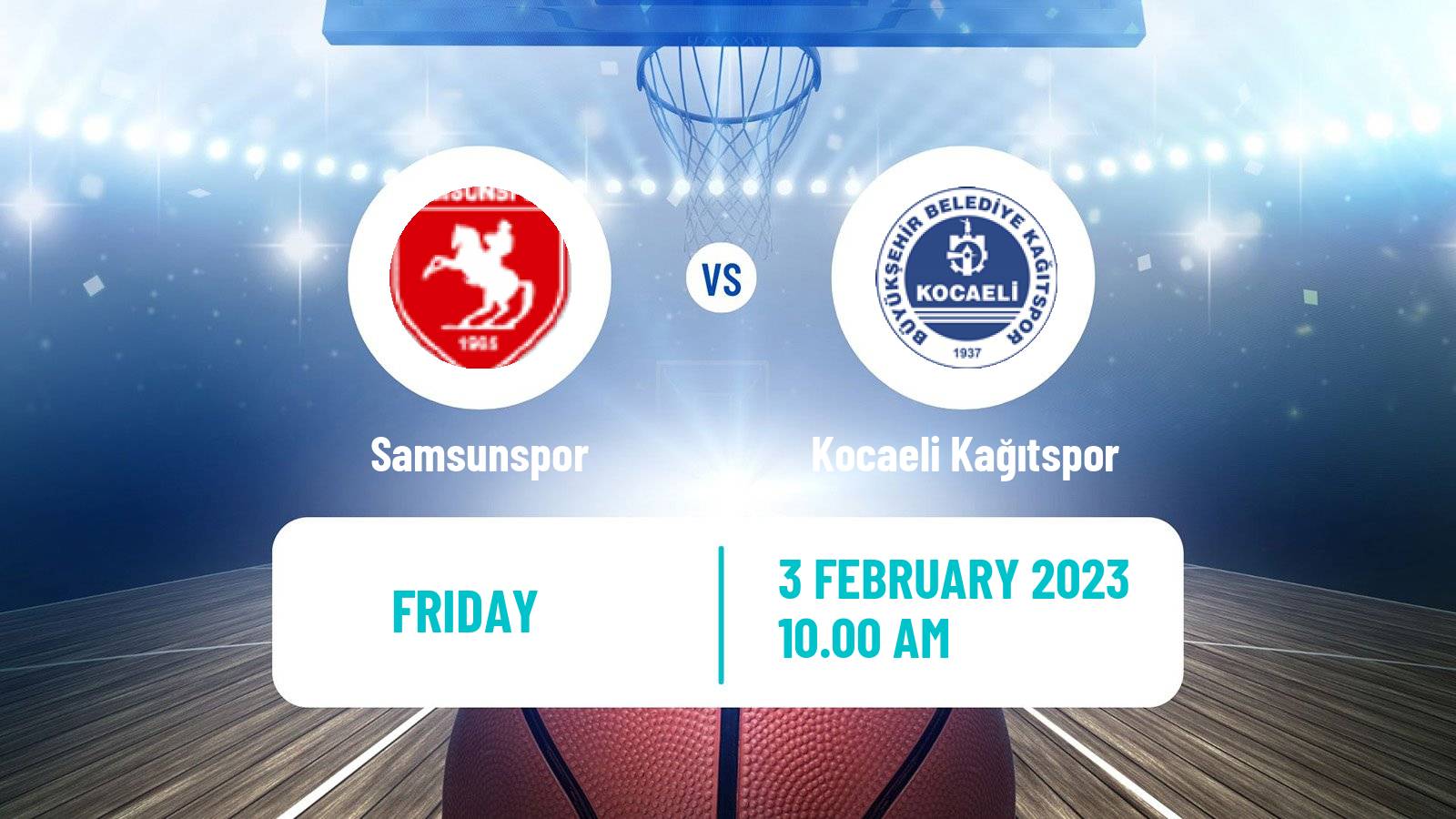 Basketball Turkish TBL Samsunspor - Kocaeli Kağıtspor
