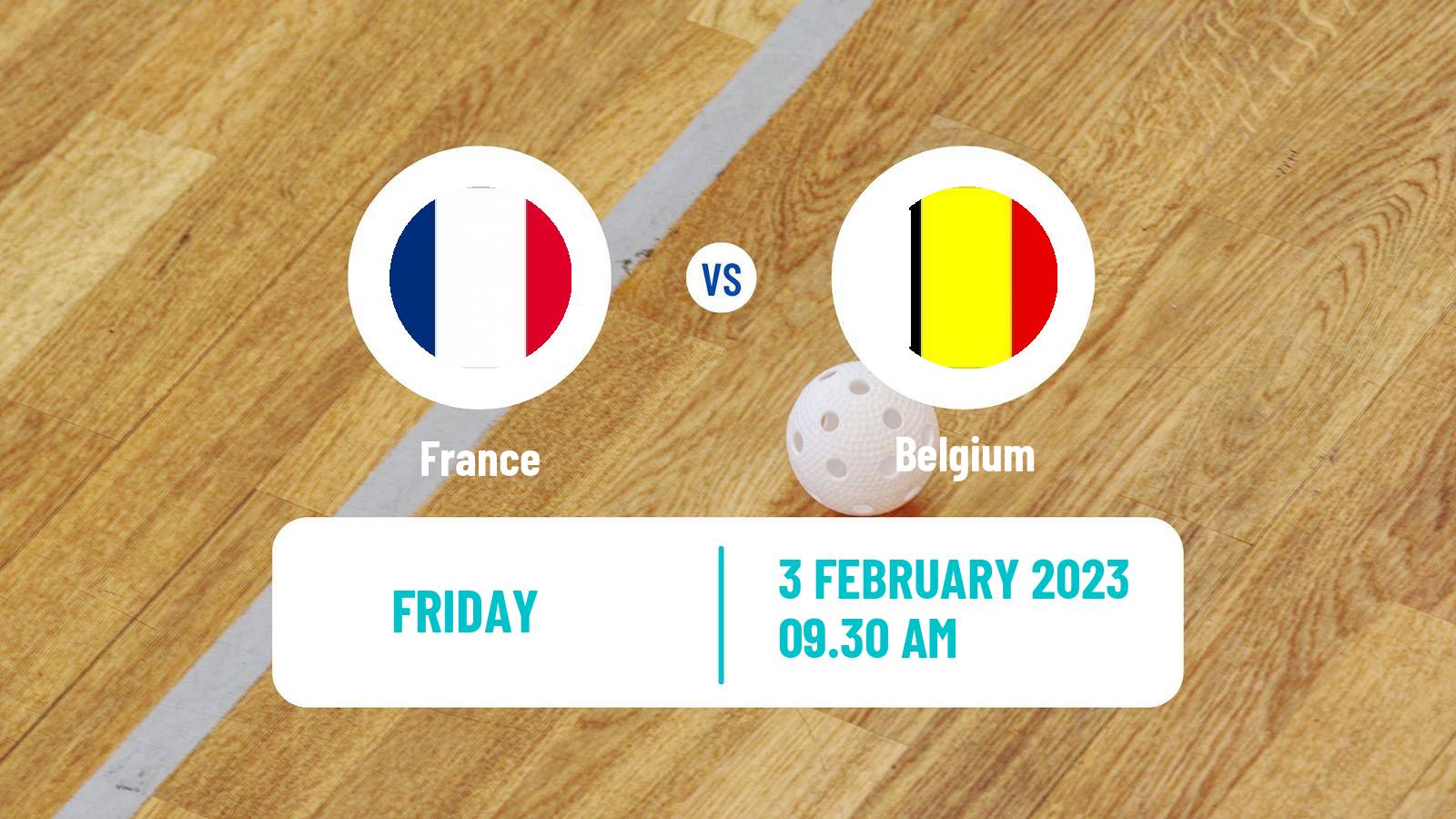 Floorball Friendly International Floorball France - Belgium