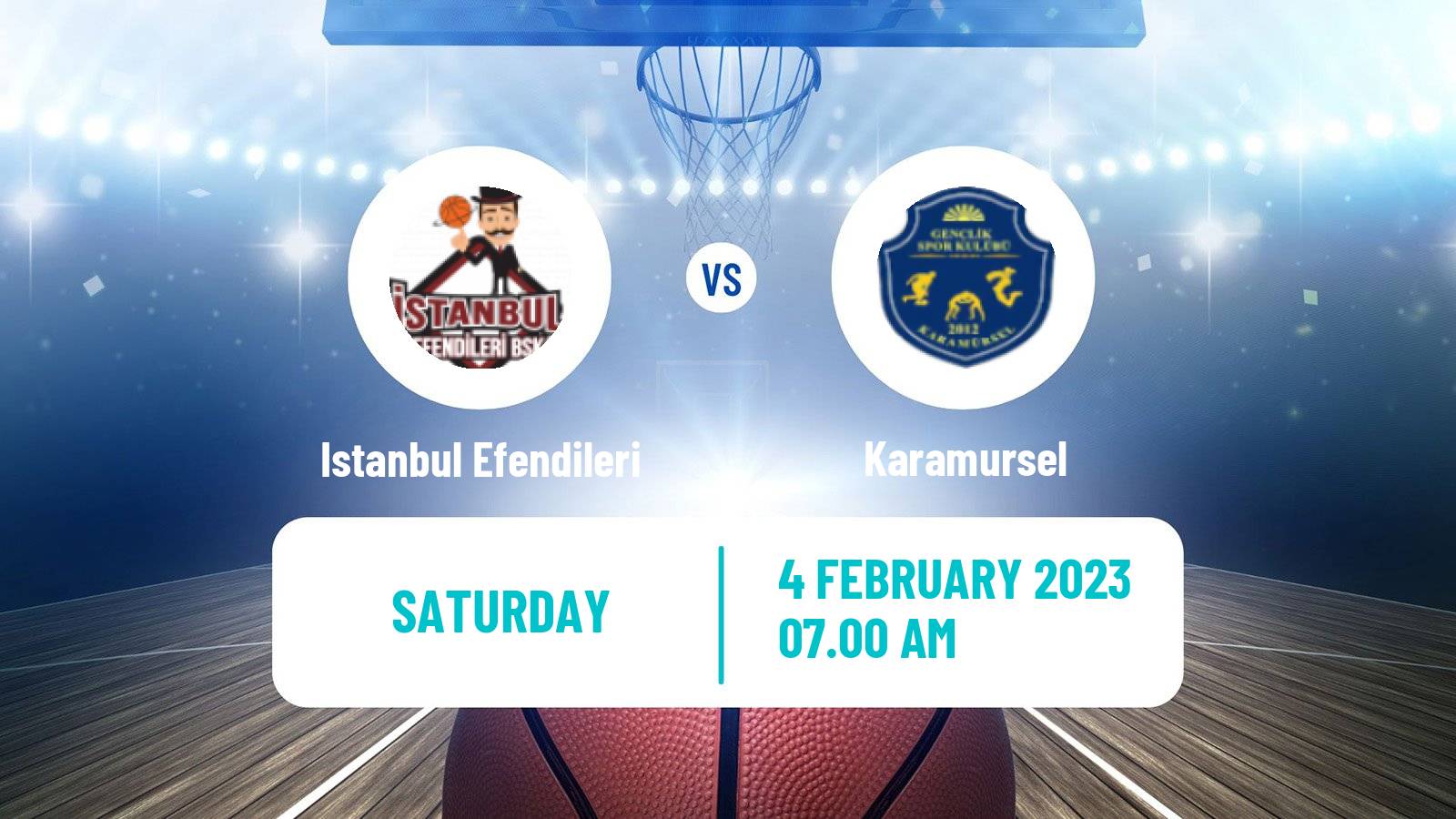Basketball Turkish TB2L Istanbul Efendileri - Karamursel