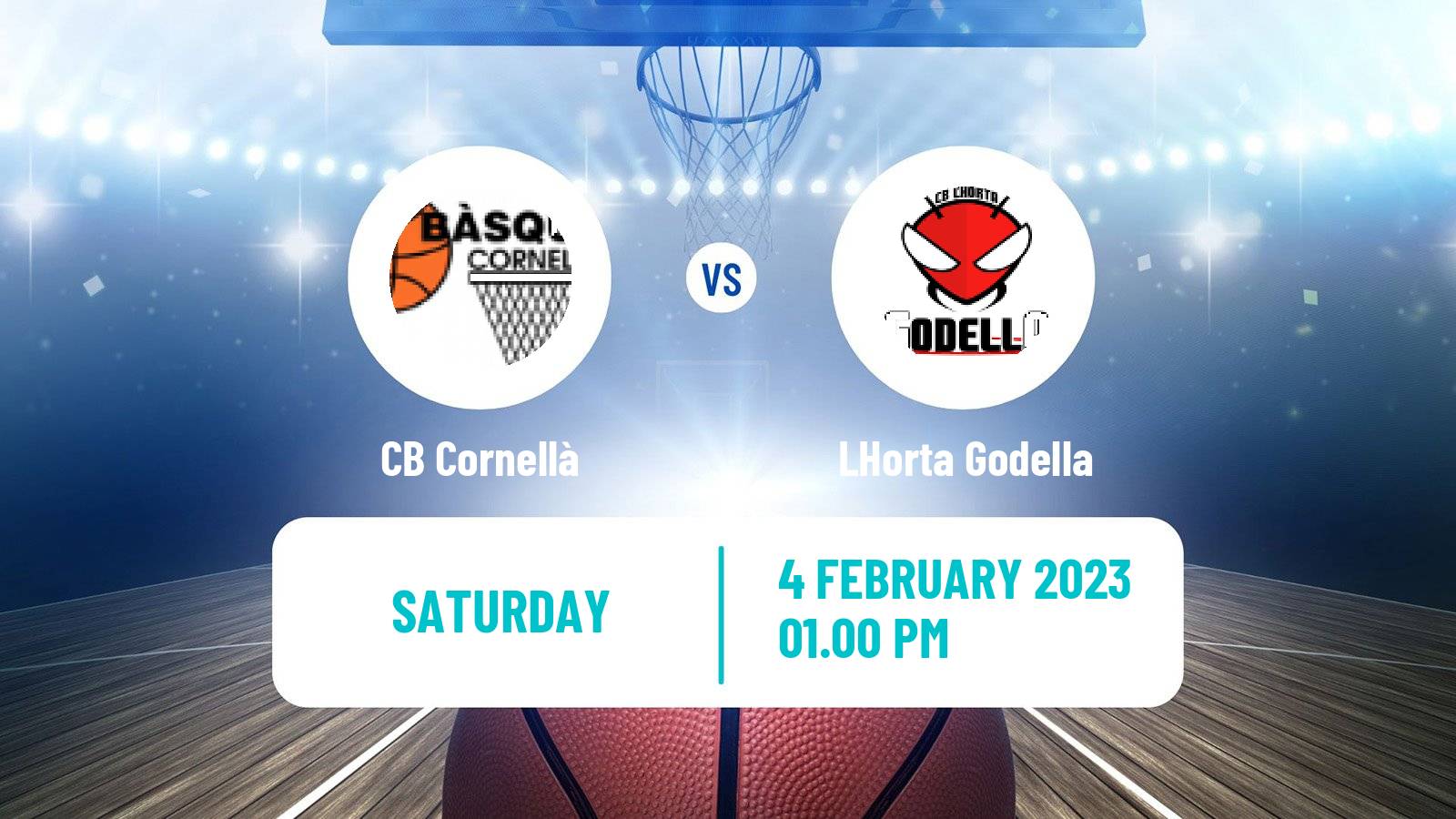 Basketball Spanish LEB Plata Cornellà - LHorta Godella