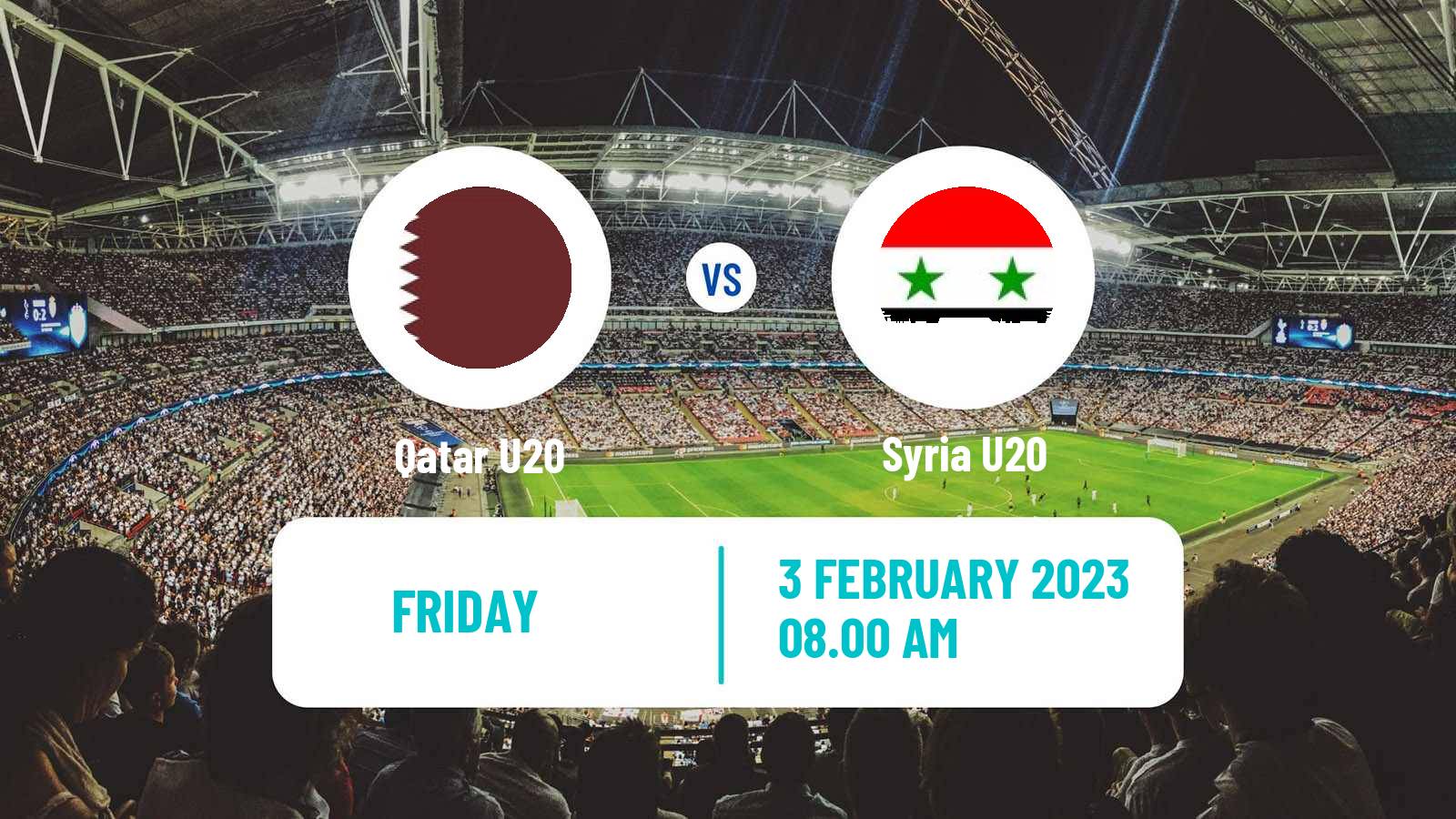 Soccer Friendly Qatar U20 - Syria U20