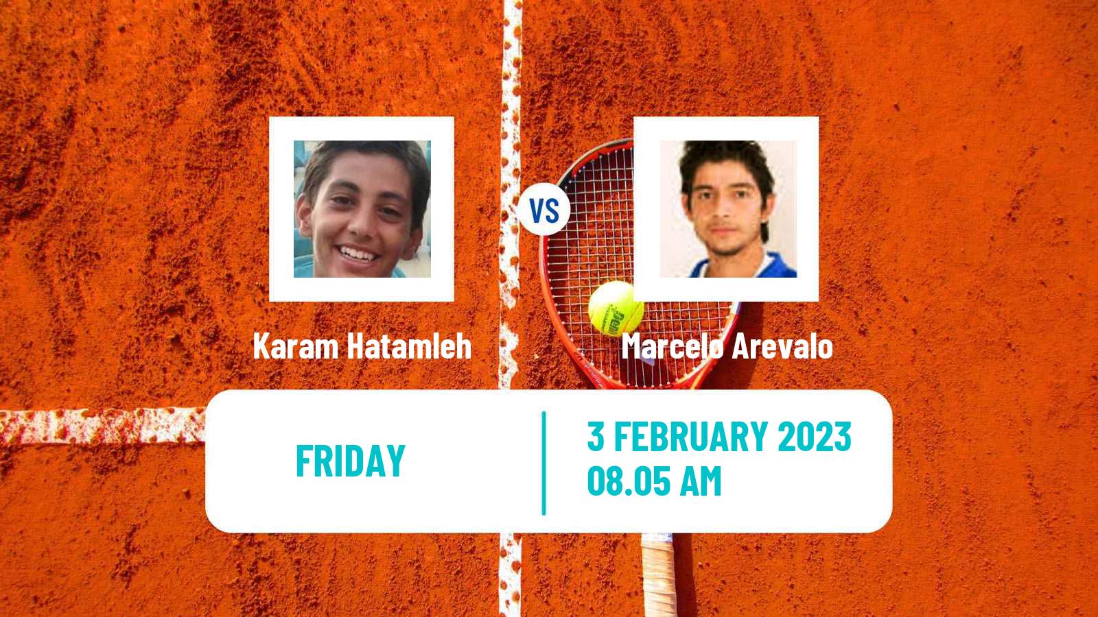 Tennis Davis Cup World Group II Karam Hatamleh - Marcelo Arevalo
