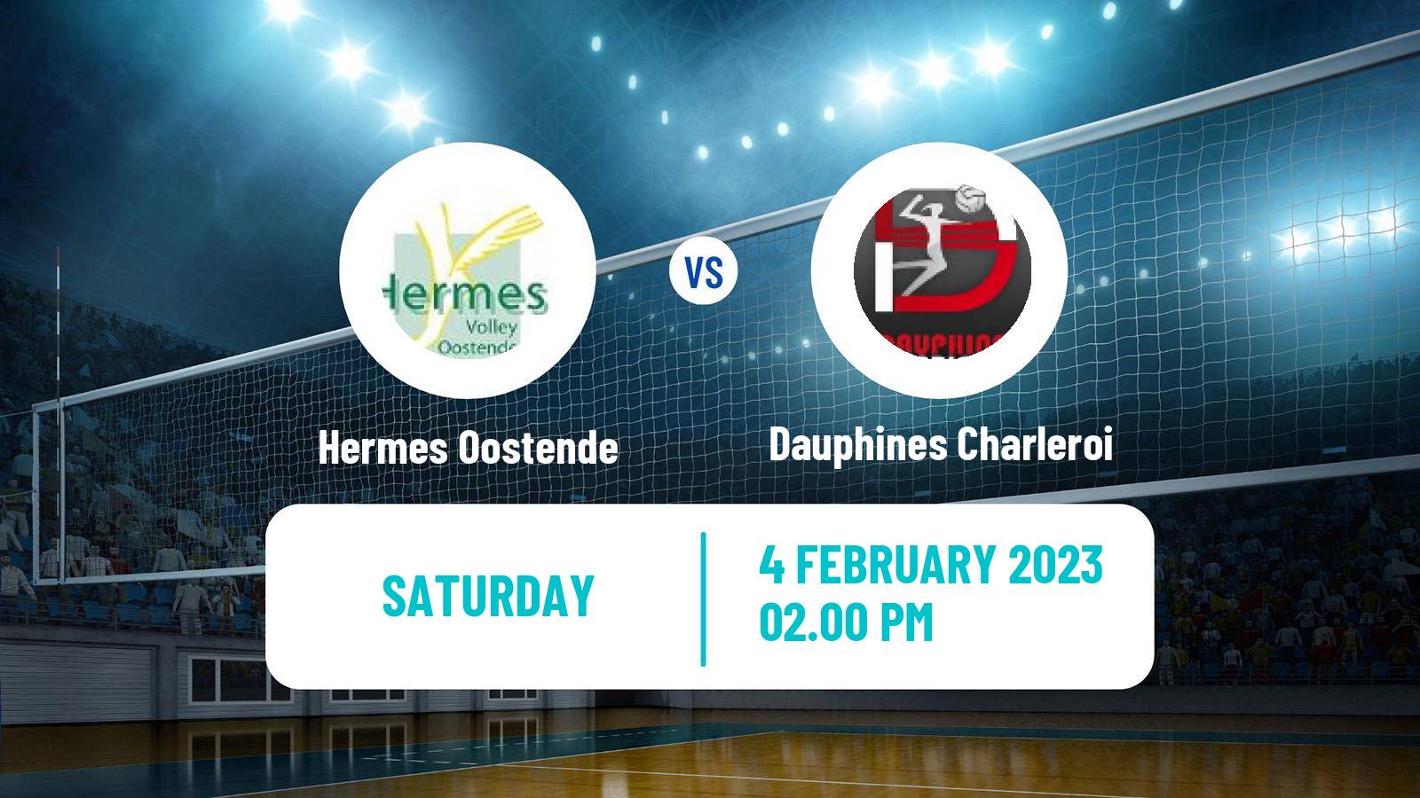 Volleyball Belgian Liga A Volleyball Women Hermes Oostende - Dauphines Charleroi