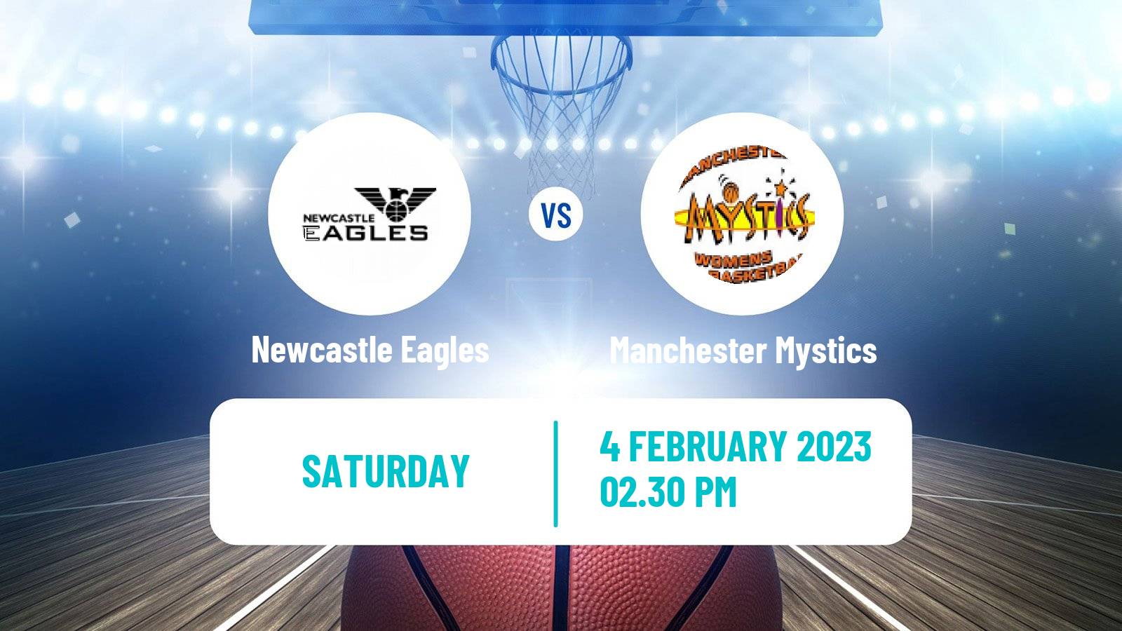 Basketball British WBBL Newcastle Eagles - Manchester Mystics