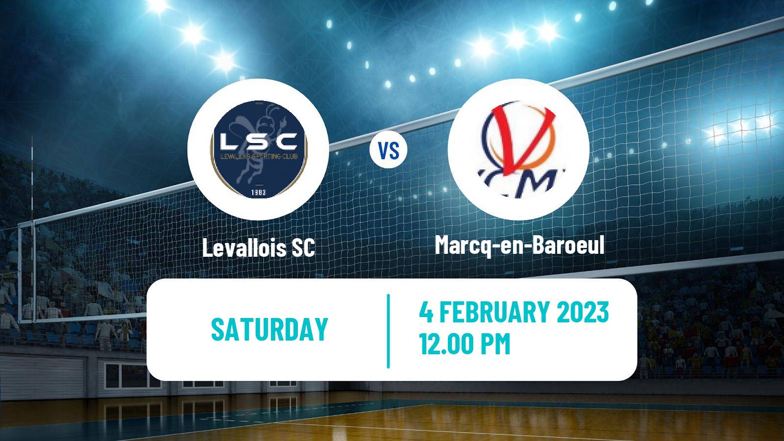 Volleyball French Ligue A Volleyball Women Levallois - Marcq-en-Baroeul