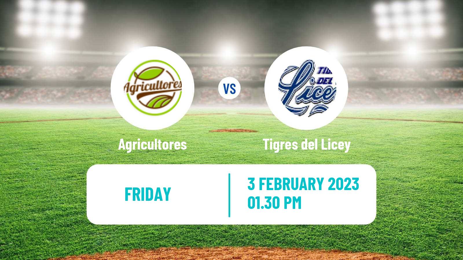 Baseball Baseball Caribbean Series Agricultores - Tigres del Licey