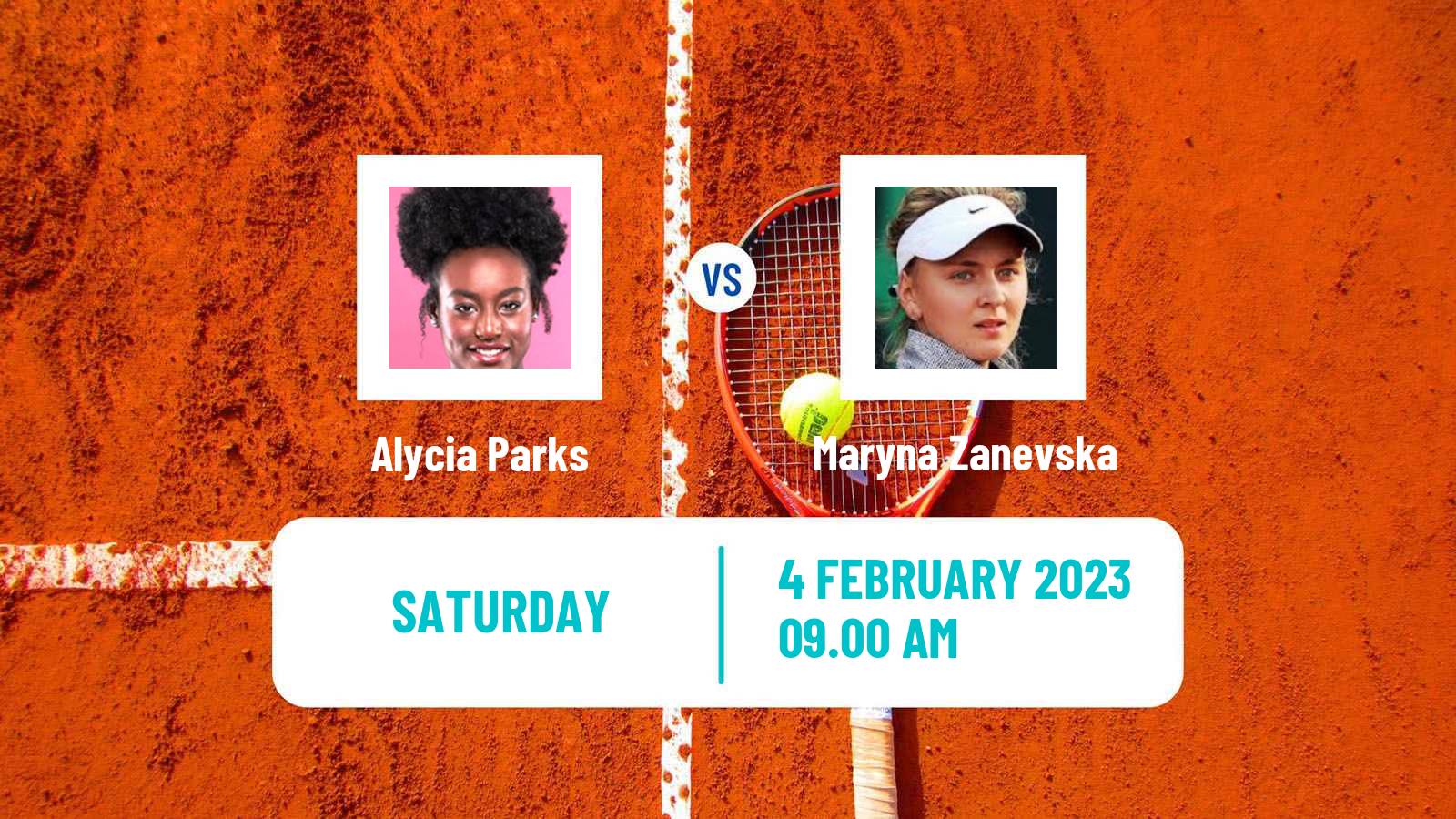 Tennis WTA Lyon Alycia Parks - Maryna Zanevska
