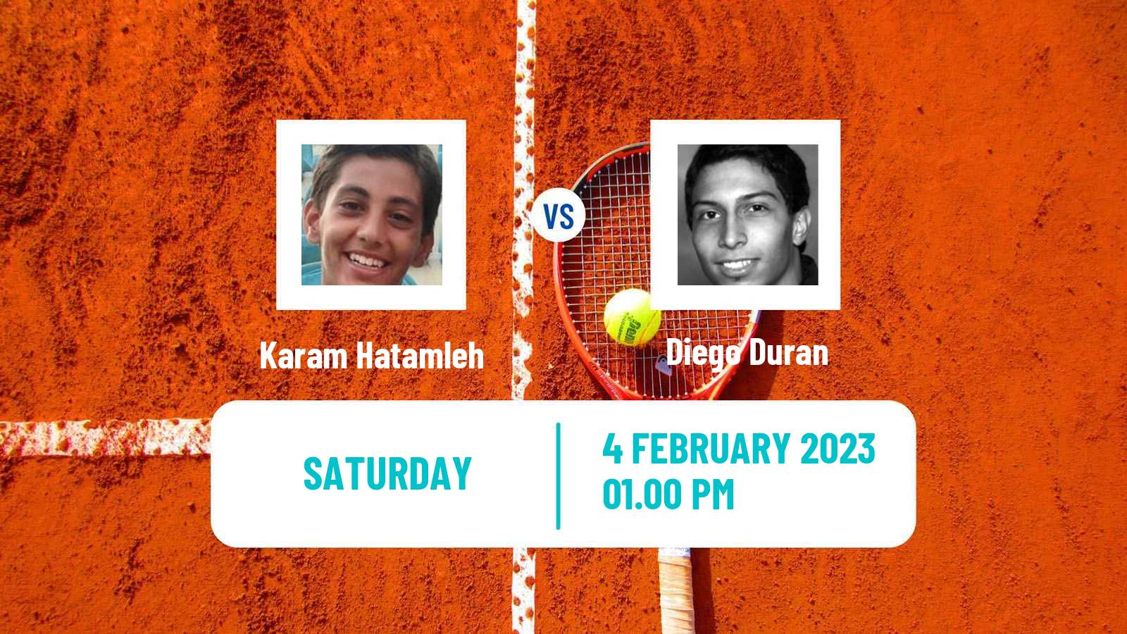 Tennis Davis Cup World Group II Karam Hatamleh - Diego Duran