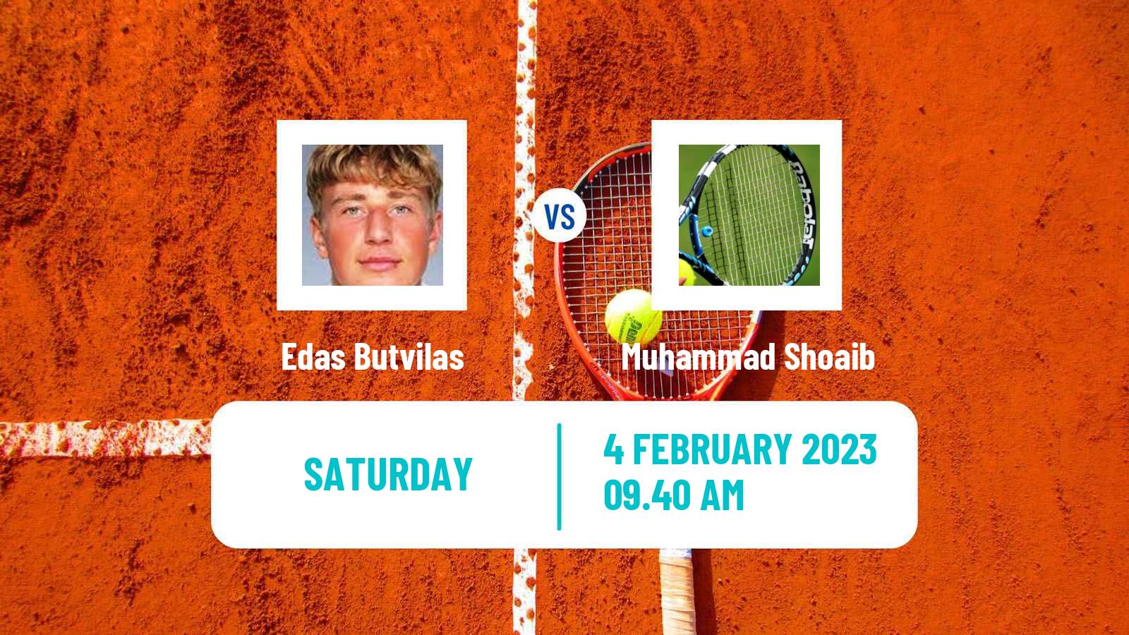 Tennis Davis Cup World Group I Edas Butvilas - Muhammad Shoaib