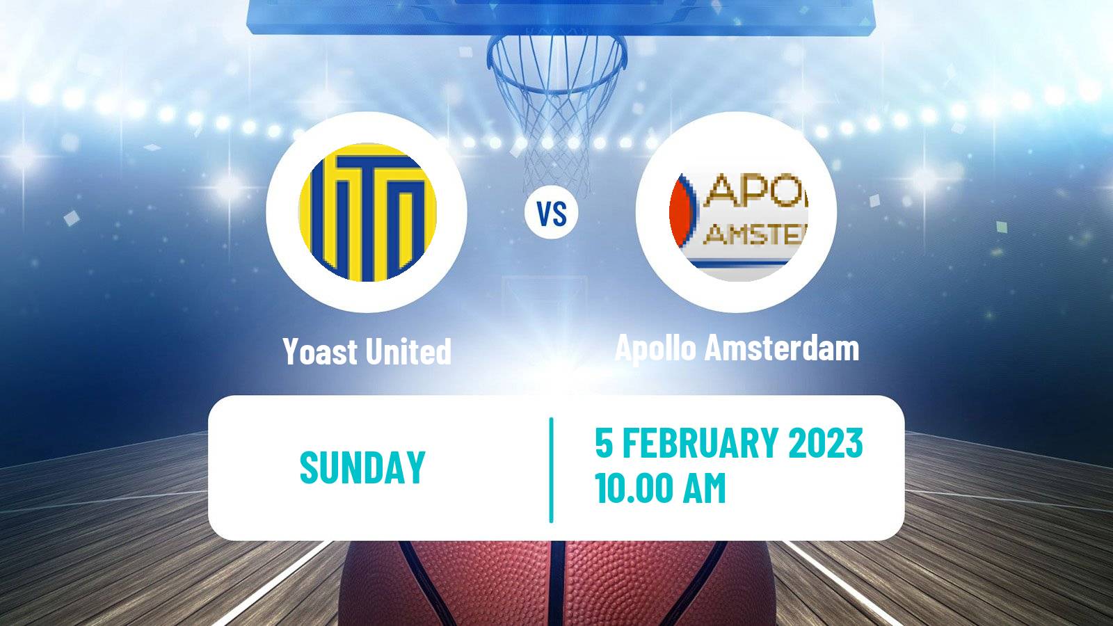 Basketball BNXT League Yoast United - Apollo Amsterdam