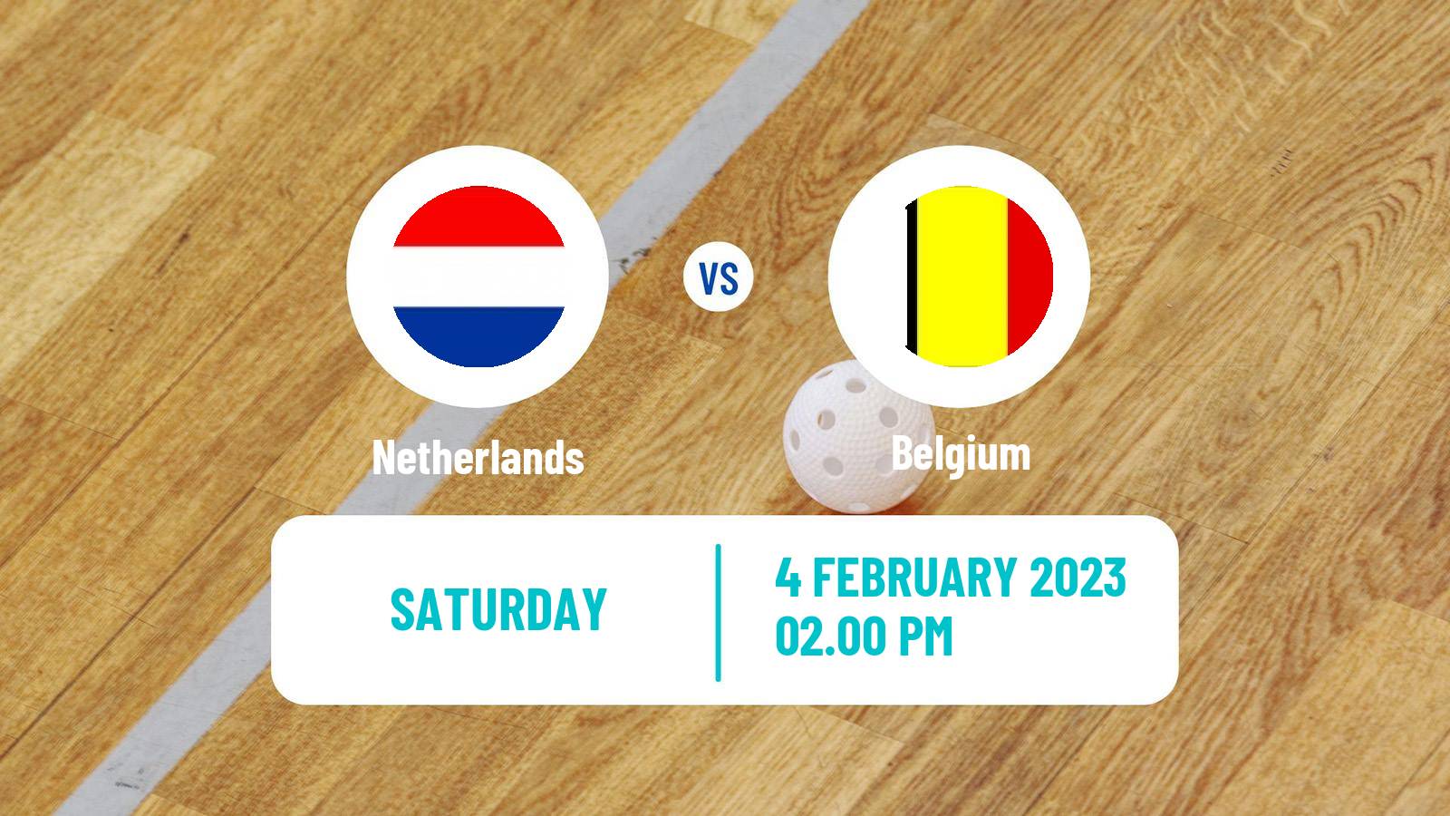 Floorball Friendly International Floorball Netherlands - Belgium