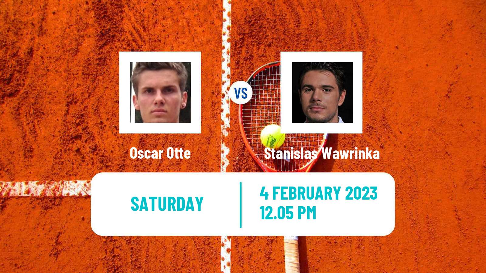 Tennis Davis Cup World Group Oscar Otte - Stanislas Wawrinka