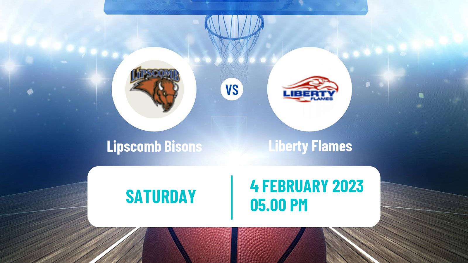 Basketball NCAA College Basketball Lipscomb Bisons - Liberty Flames