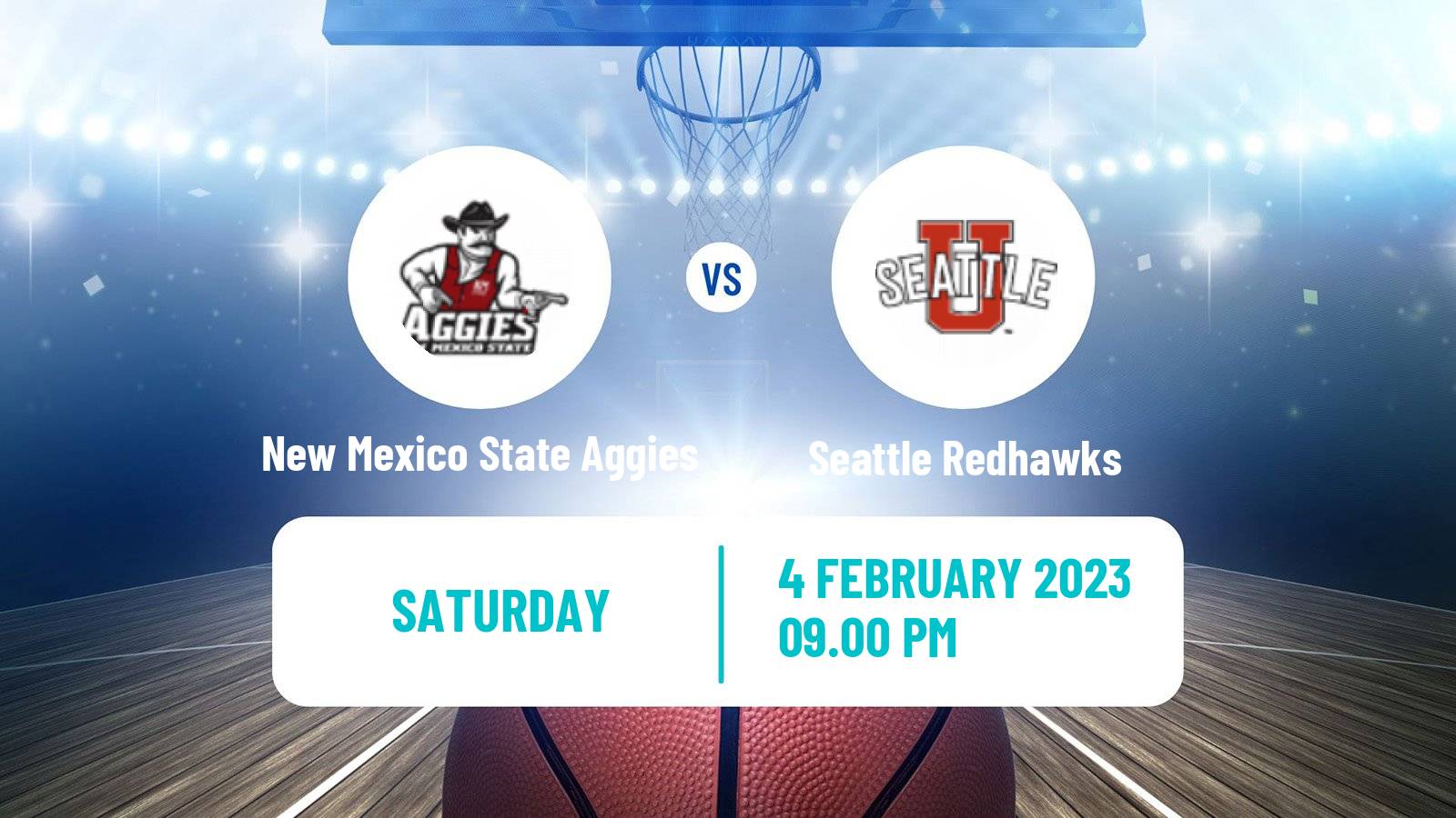 Basketball NCAA College Basketball New Mexico State Aggies - Seattle Redhawks