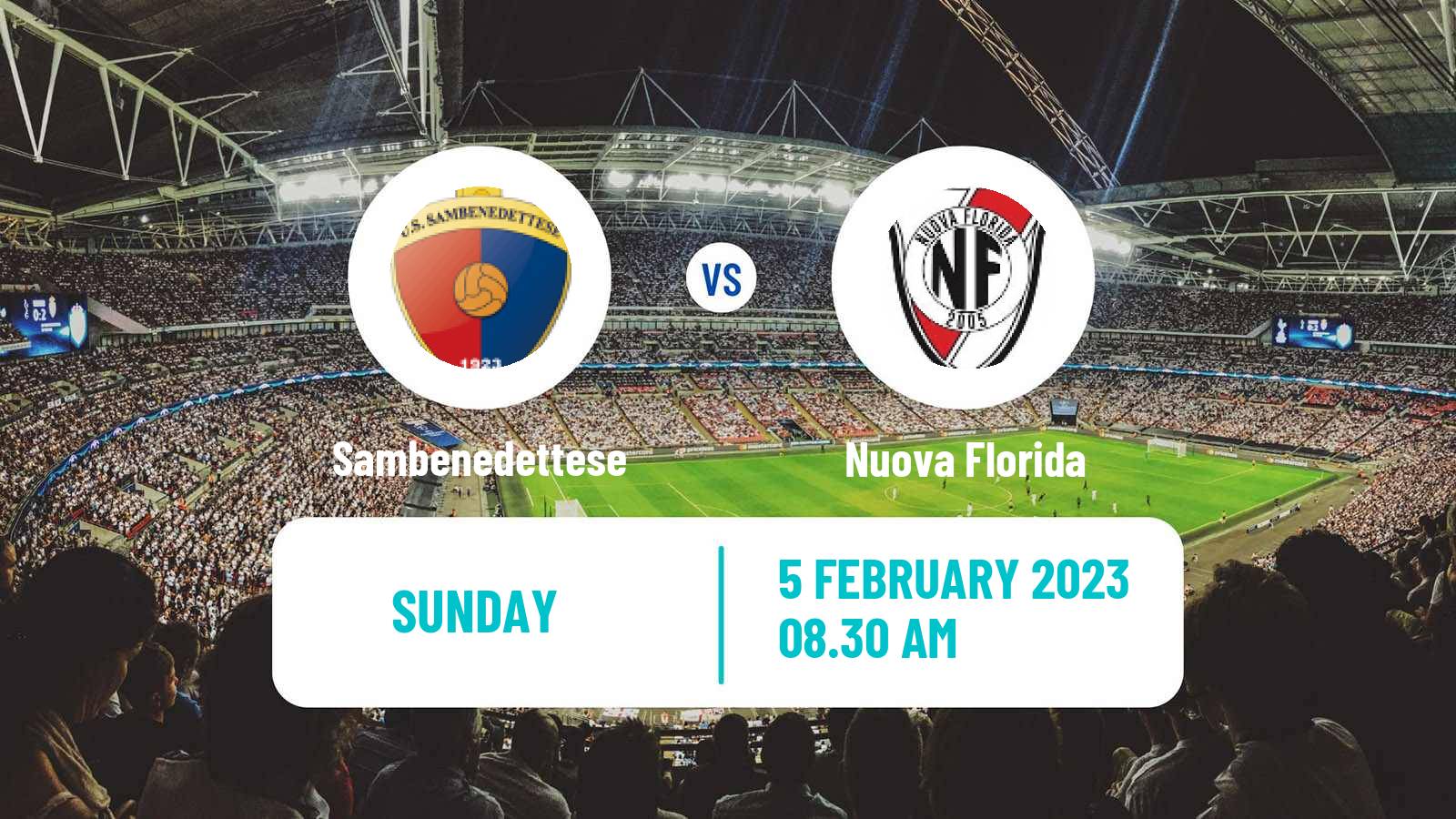 Soccer Italian Serie D - Group F Sambenedettese - Nuova Florida