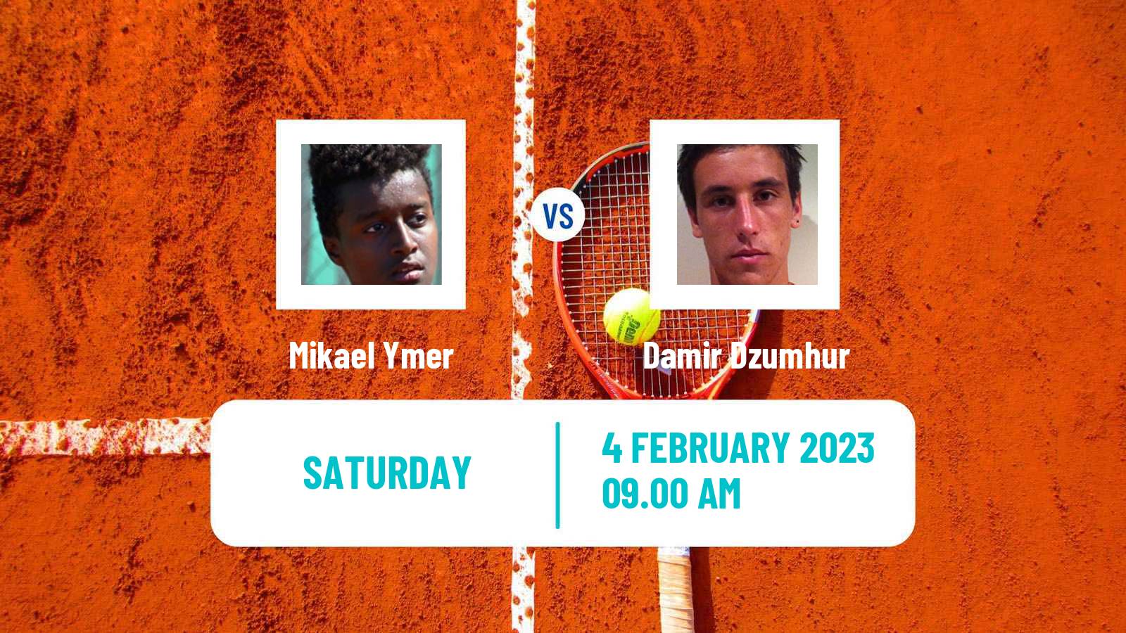 Tennis Davis Cup World Group Mikael Ymer - Damir Dzumhur