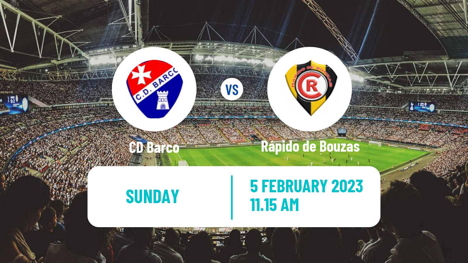 Soccer Spanish Tercera RFEF - Group 1 Barco - Rápido de Bouzas