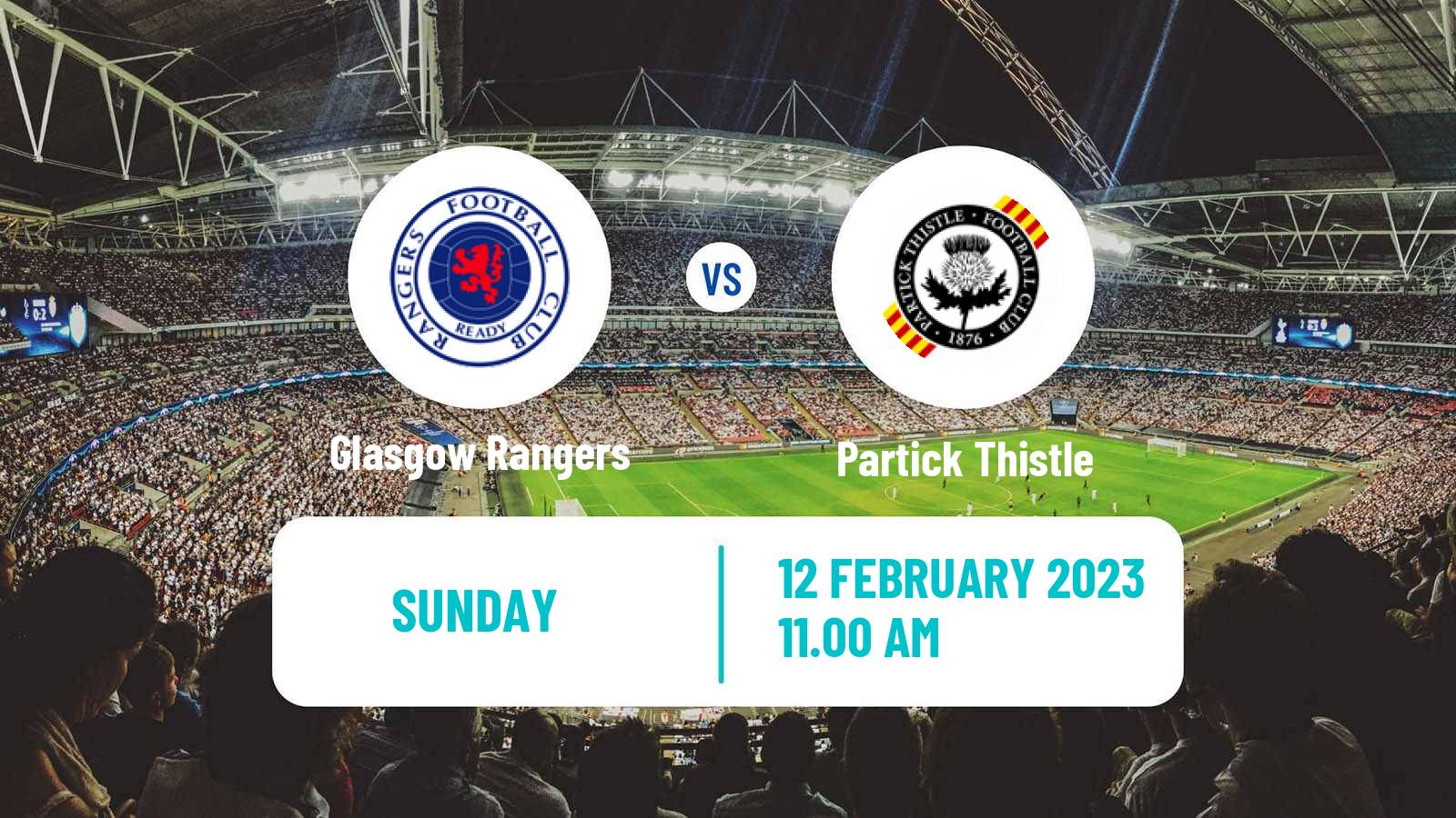 Soccer Scottish Cup Glasgow Rangers - Partick Thistle