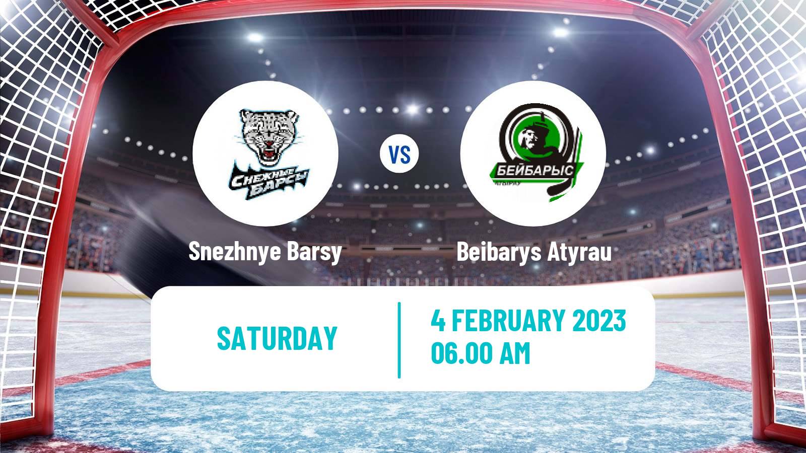 Hockey Kazakh Ice Hockey Championship Snezhnye Barsy - Beibarys Atyrau