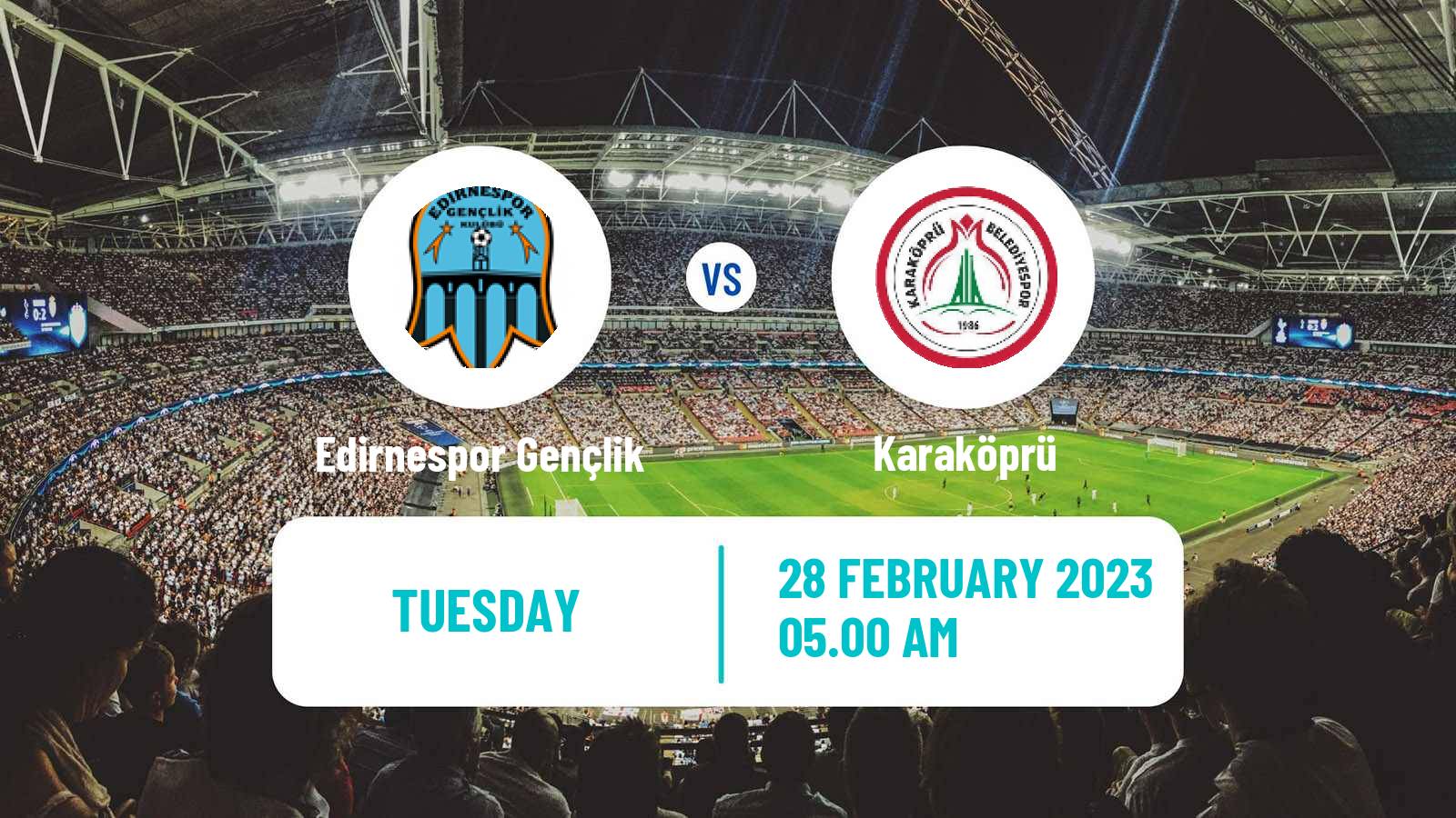 Soccer Turkish 3 Lig Group 1 Edirnespor Gençlik - Karaköprü