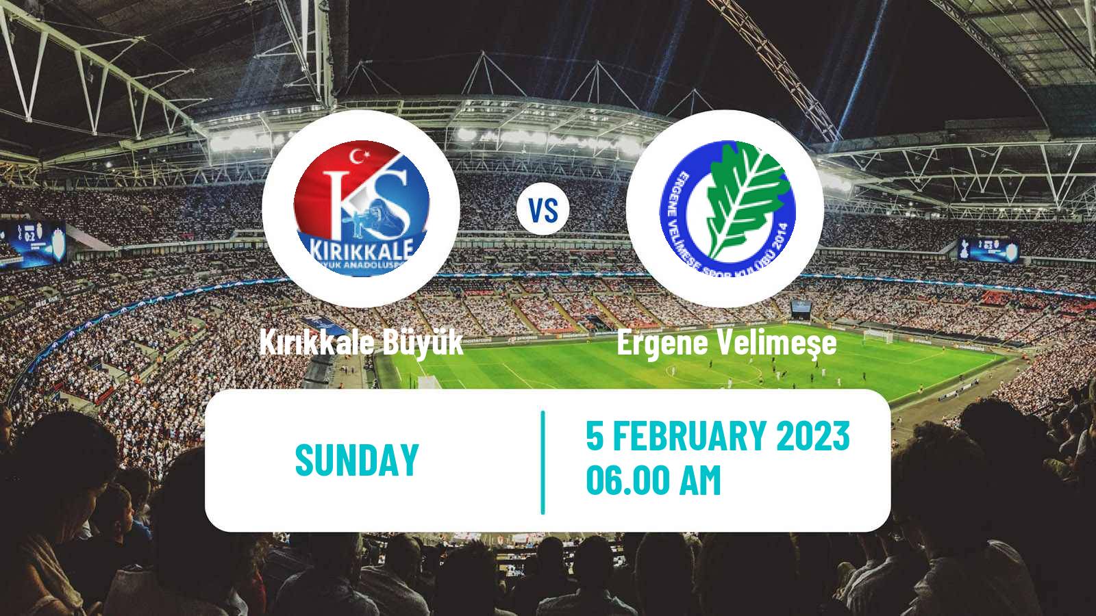 Soccer Turkish 3 Lig Group 2 Kırıkkale Büyük - Ergene Velimeşe