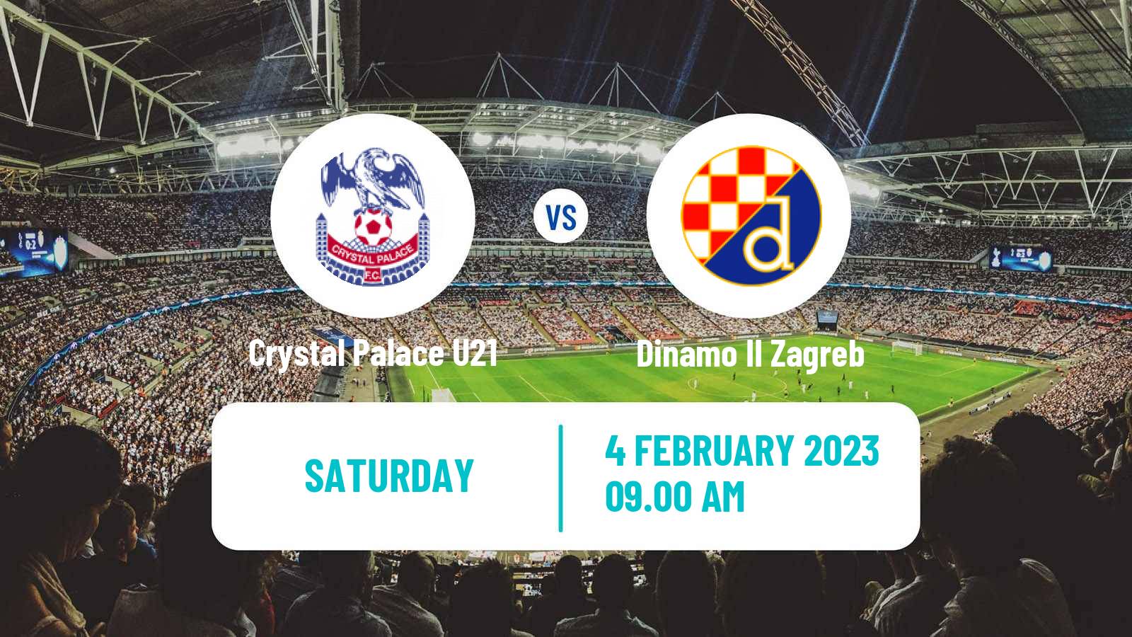 Soccer English Premier League International Cup Crystal Palace U21 - Dinamo II Zagreb