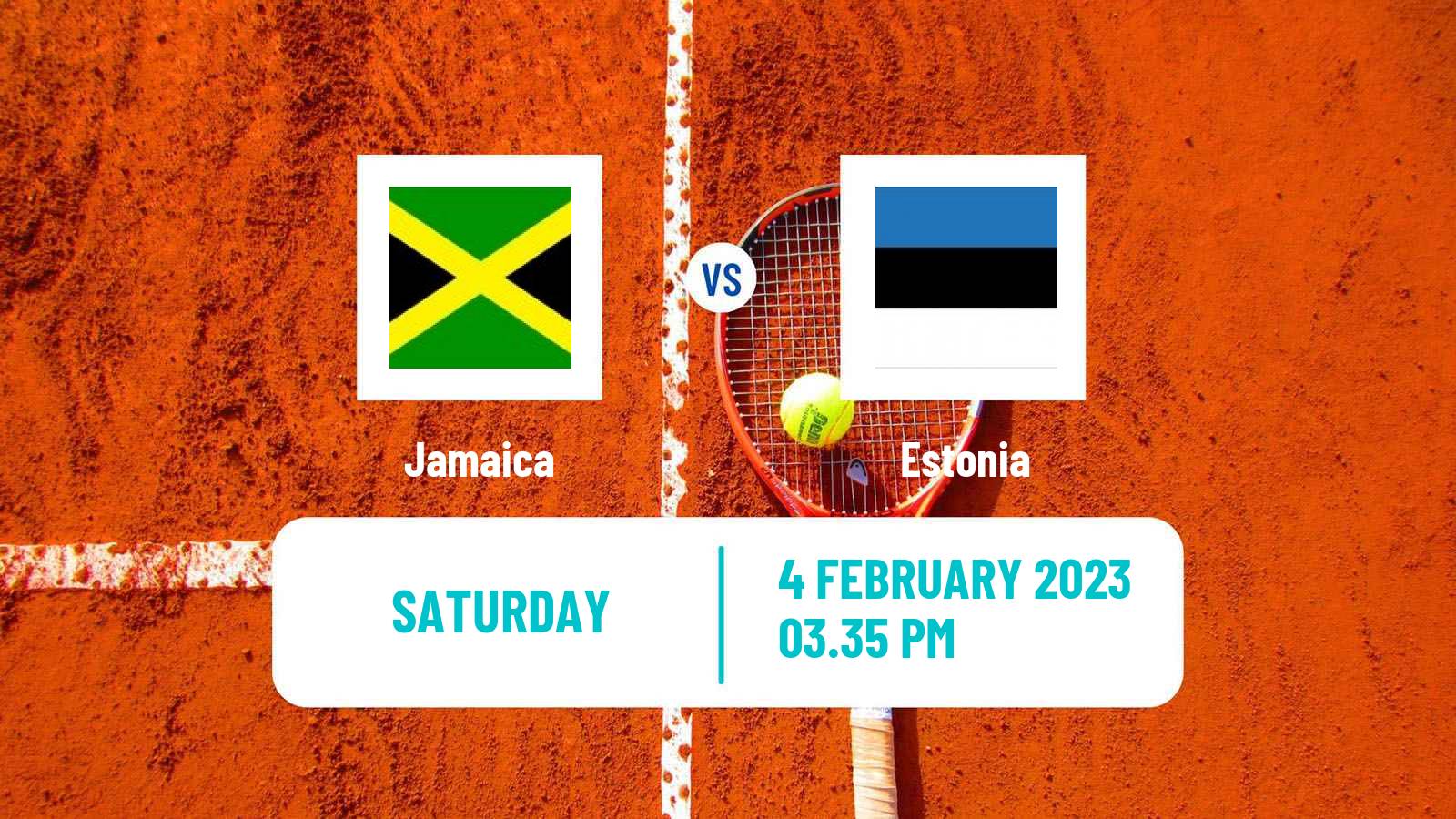 Tennis Davis Cup World Group II Teams Jamaica - Estonia