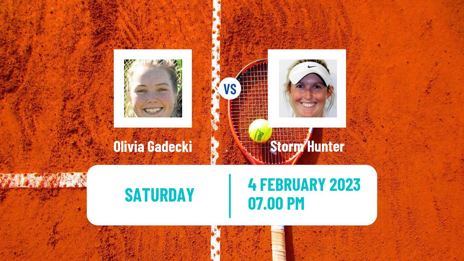 Tennis ITF Tournaments Olivia Gadecki - Storm Hunter